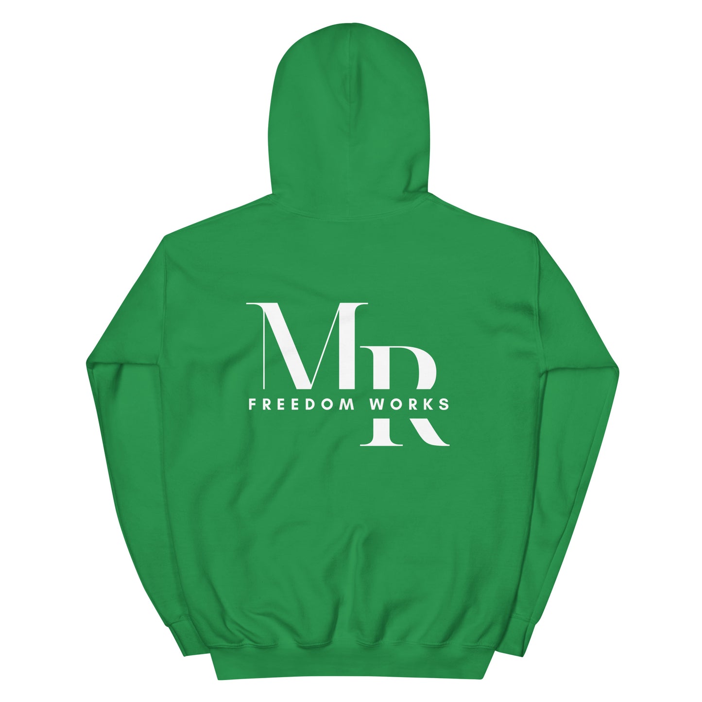Heart Beats In Time Unisex Hoodie W/White Print