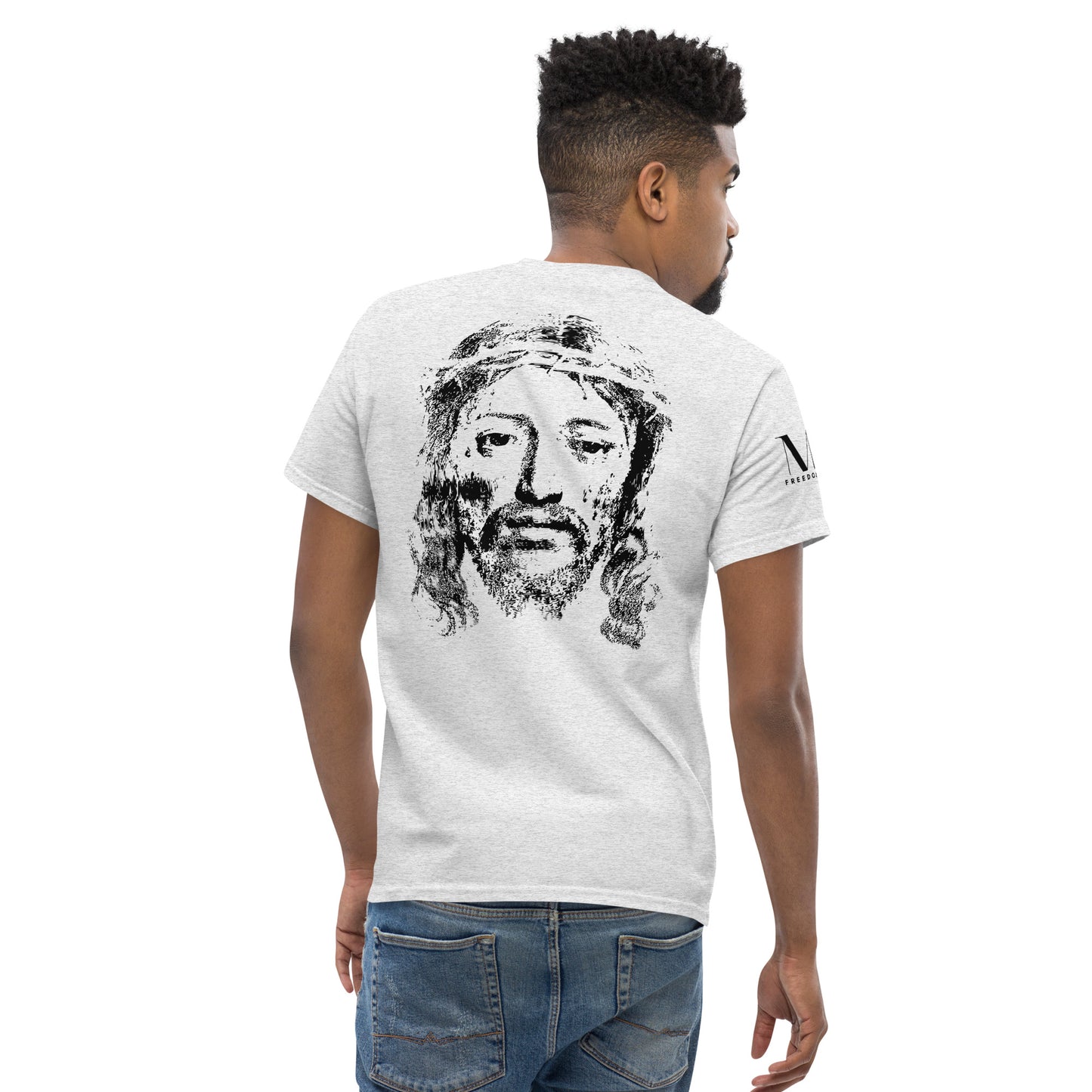 He's Got My Back Men's classic tee W/Black Print