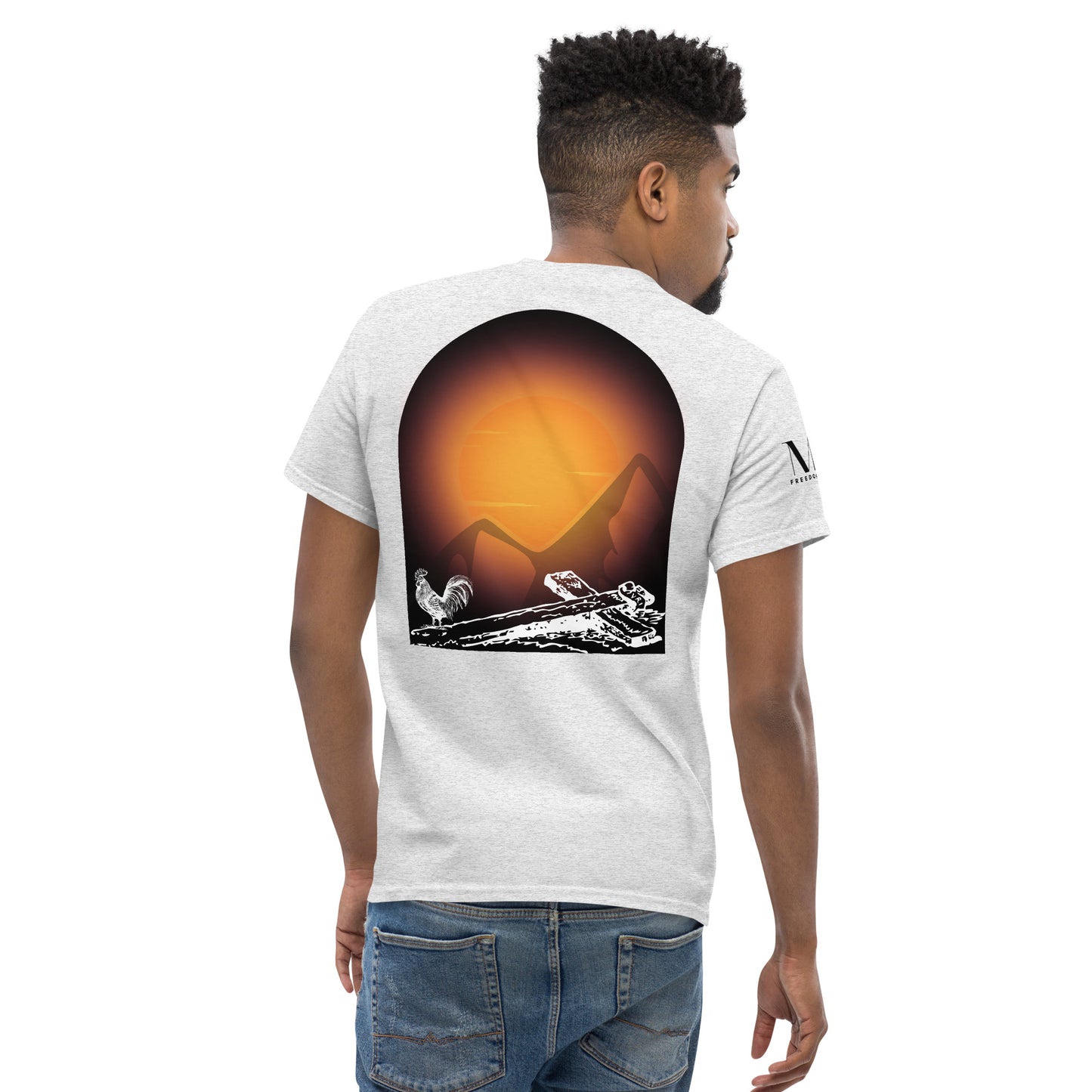 Jesus Died For You Men's classic tee W/Black Print