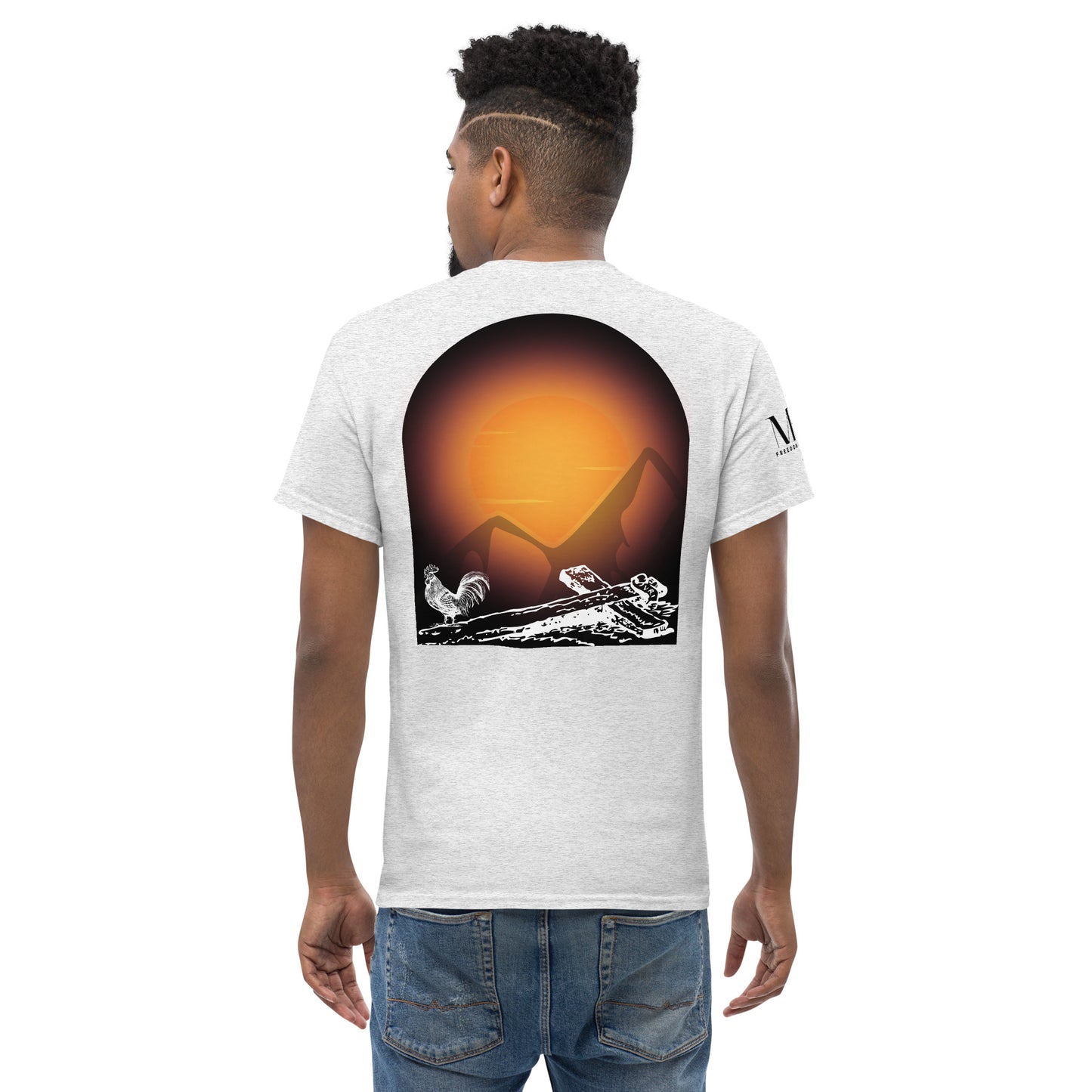 Jesus Died For You Men's classic tee W/Black Print