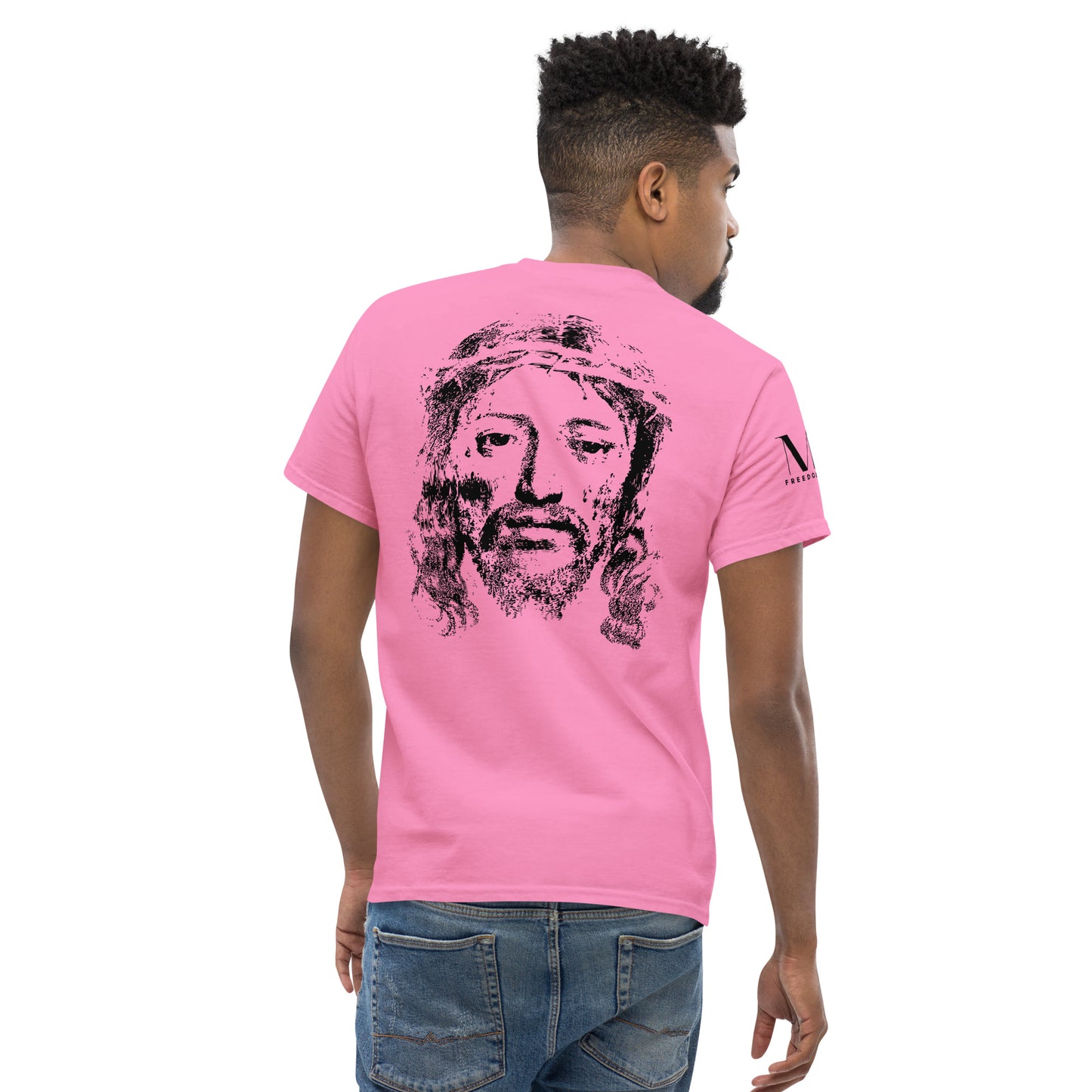 He's Got My Back Men's classic tee W/Black Print