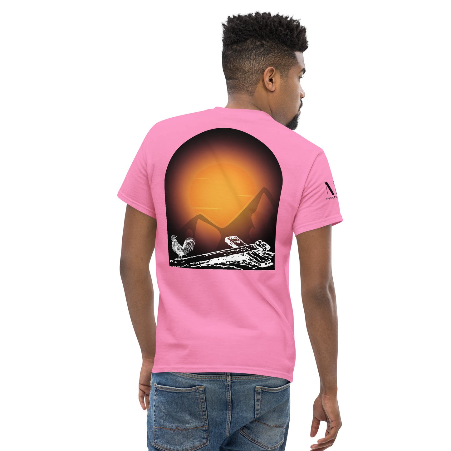 Jesus Died For You Men's classic tee W/Black Print