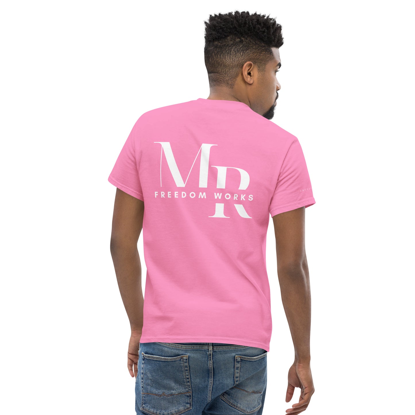 He Is Risen Men's classic tee W/White Print