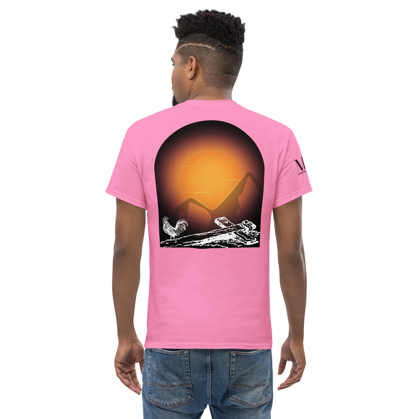 Jesus Died For You Men's classic tee W/Black Print