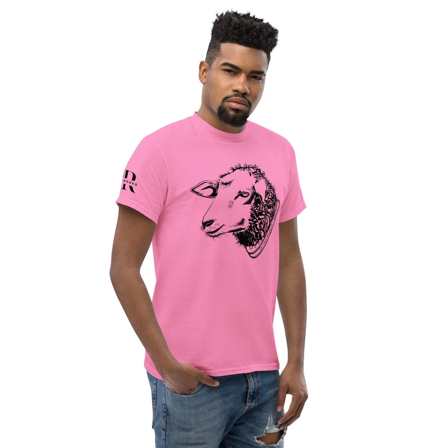 The Good Shepherd Men's classic tee W/Black Print