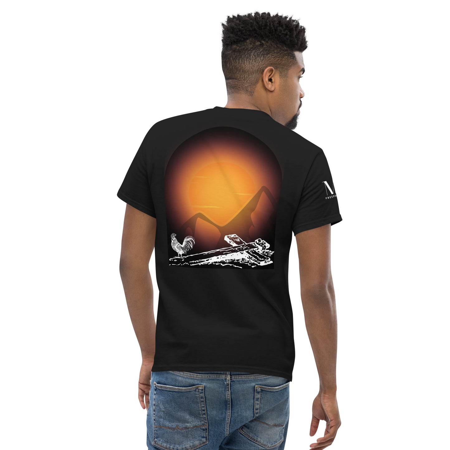 Jesus Died For You Men's classic tee W/White Print