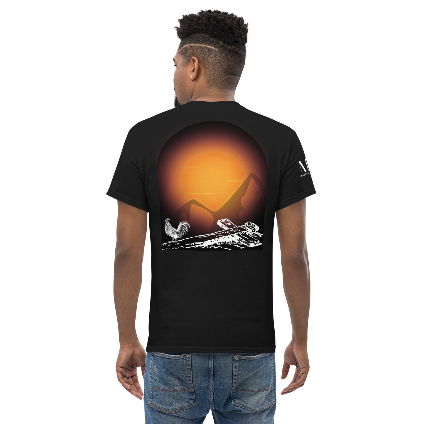 Jesus Died For You Men's classic tee W/White Print