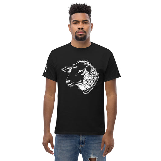 The Good Shepherd Men's classic tee W/White Print