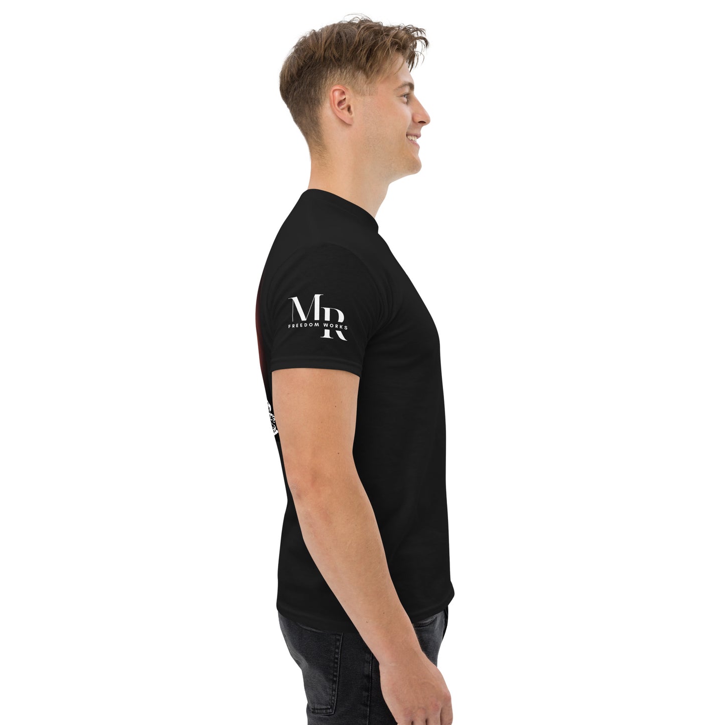 Jesus Died For You Men's classic tee W/White Print