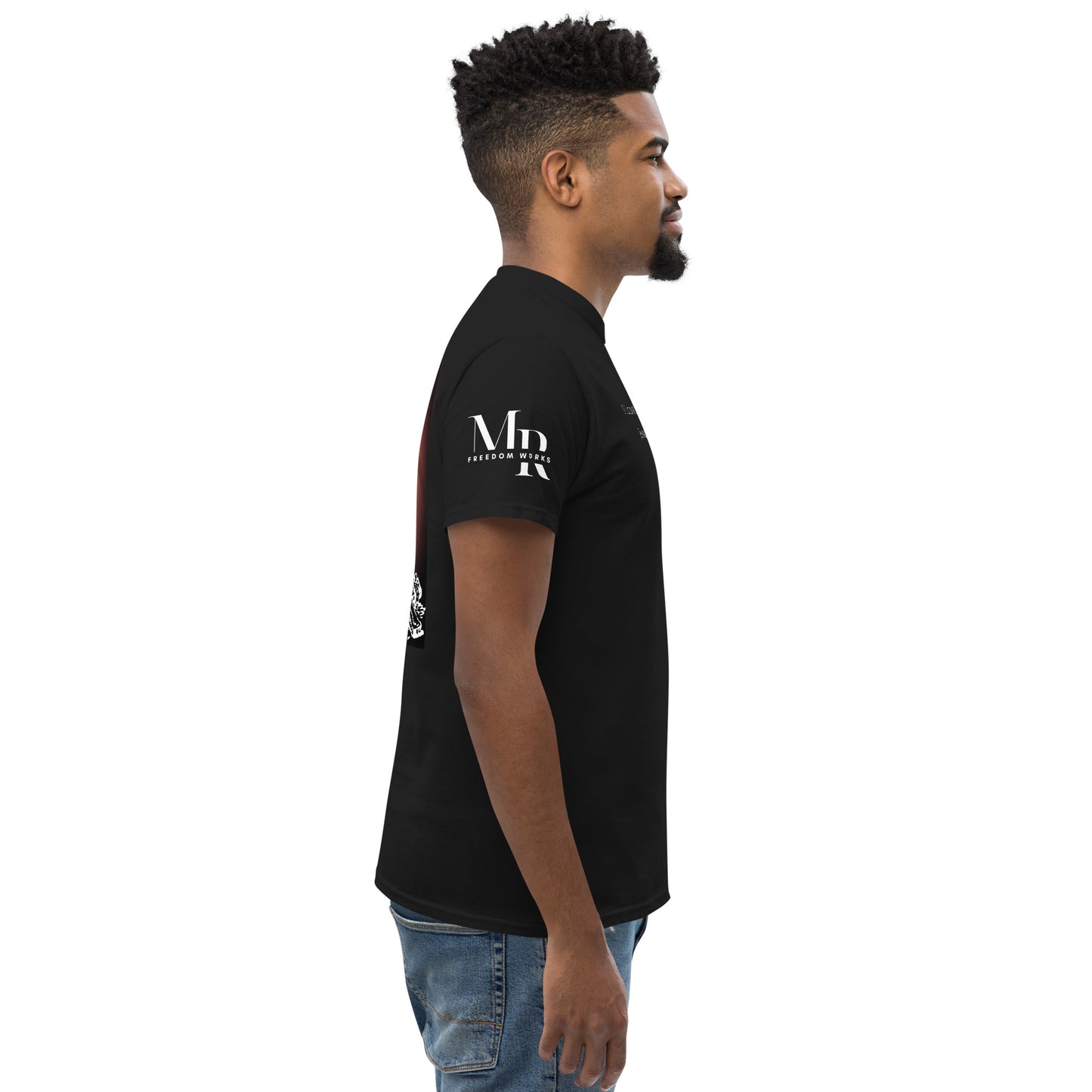 Jesus Died For You Men's classic tee W/White Print