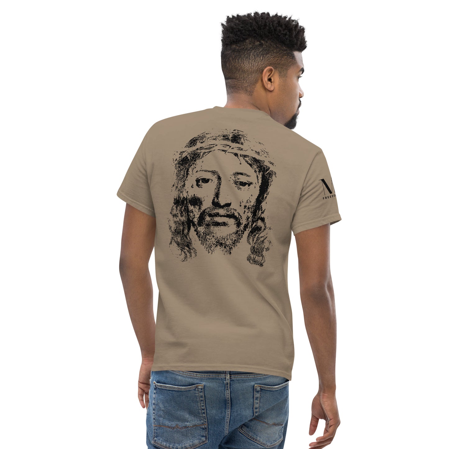 He's Got My Back Men's classic tee W/Black Print