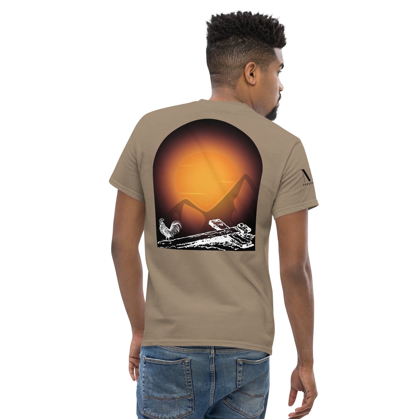 Jesus Died For You Men's classic tee W/Black Print