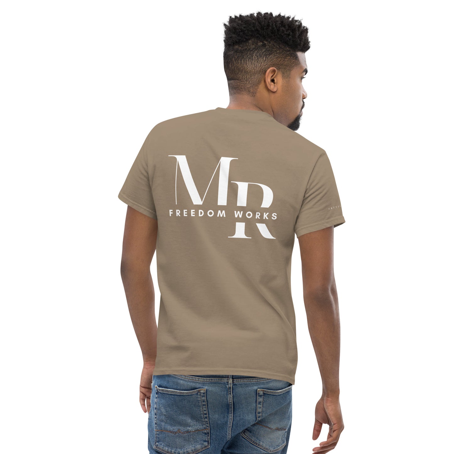 He Is Risen Men's classic tee W/White Print