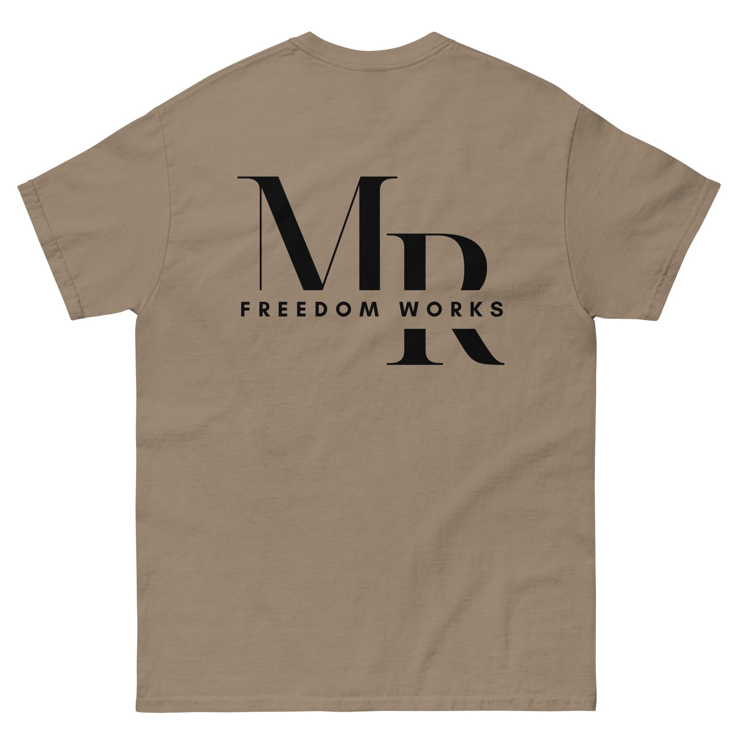Heart Beats In Time Men's classic tee W/Black Print