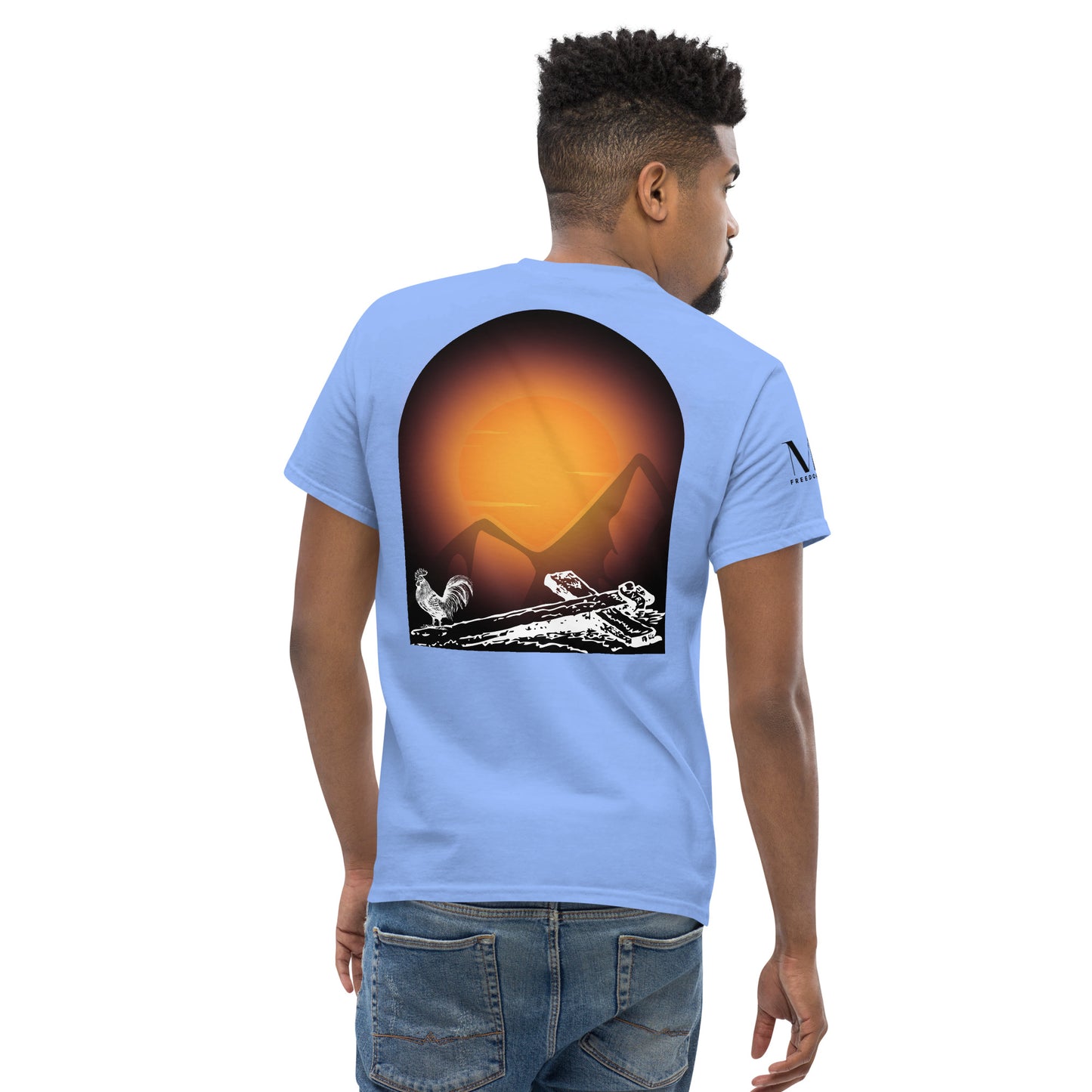 Jesus Died For You Men's classic tee W/Black Print