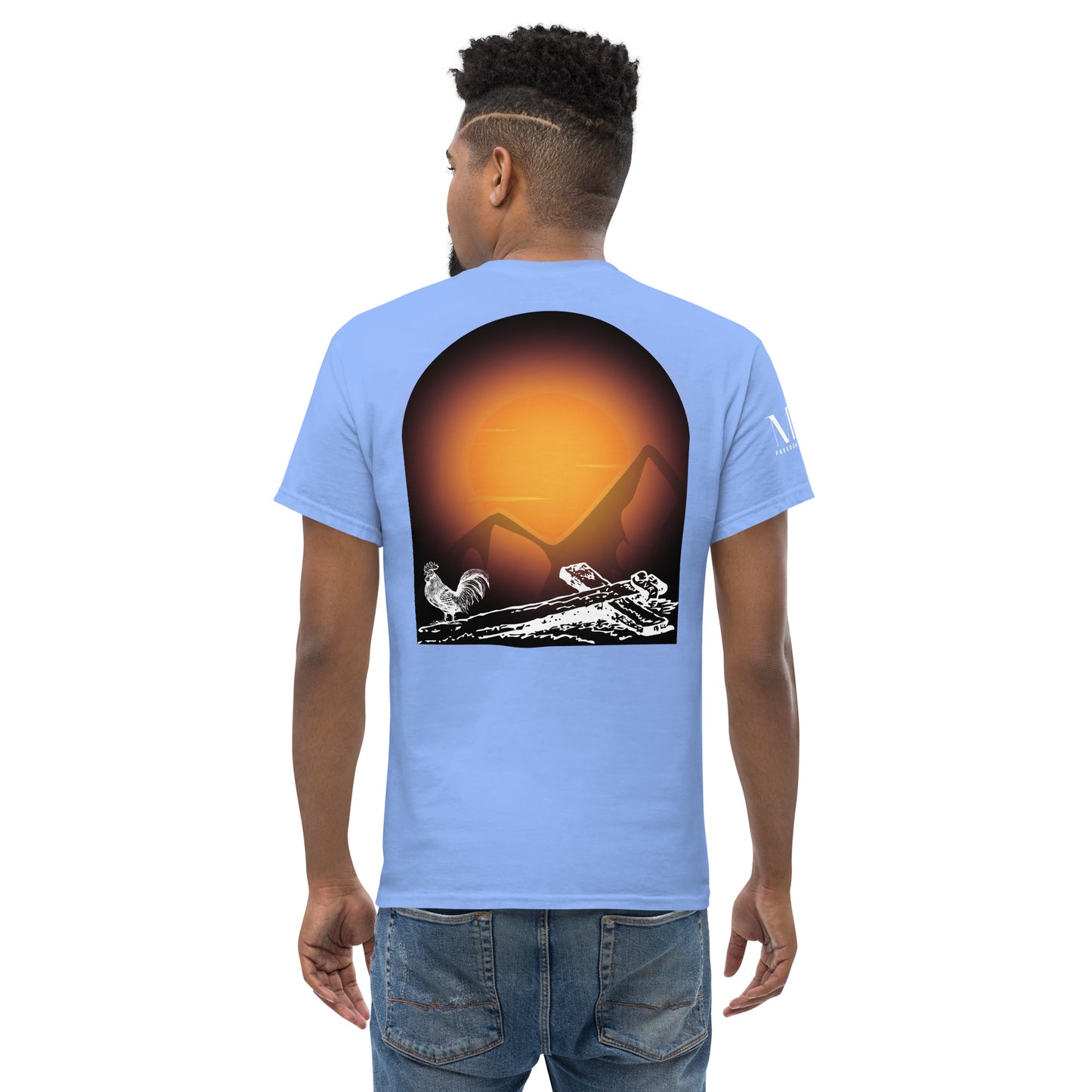 Jesus Died For You Men's classic tee W/White Print