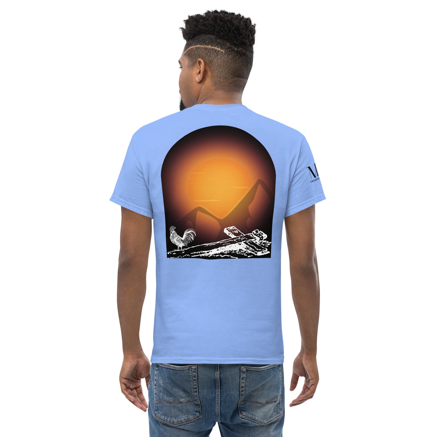 Jesus Died For You Men's classic tee W/Black Print