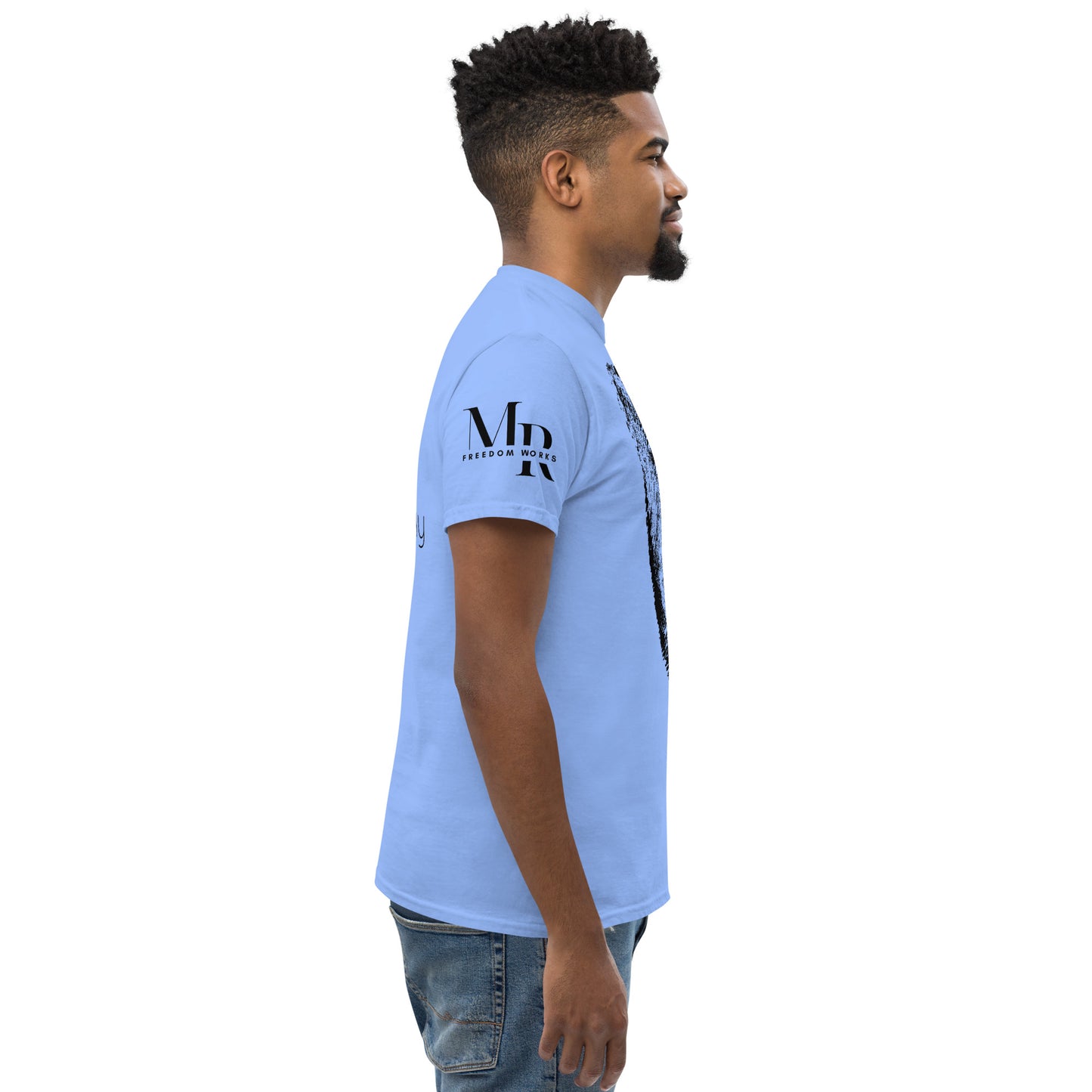Fearfully And Wonderfully Made Men's classic tee W/Black Print