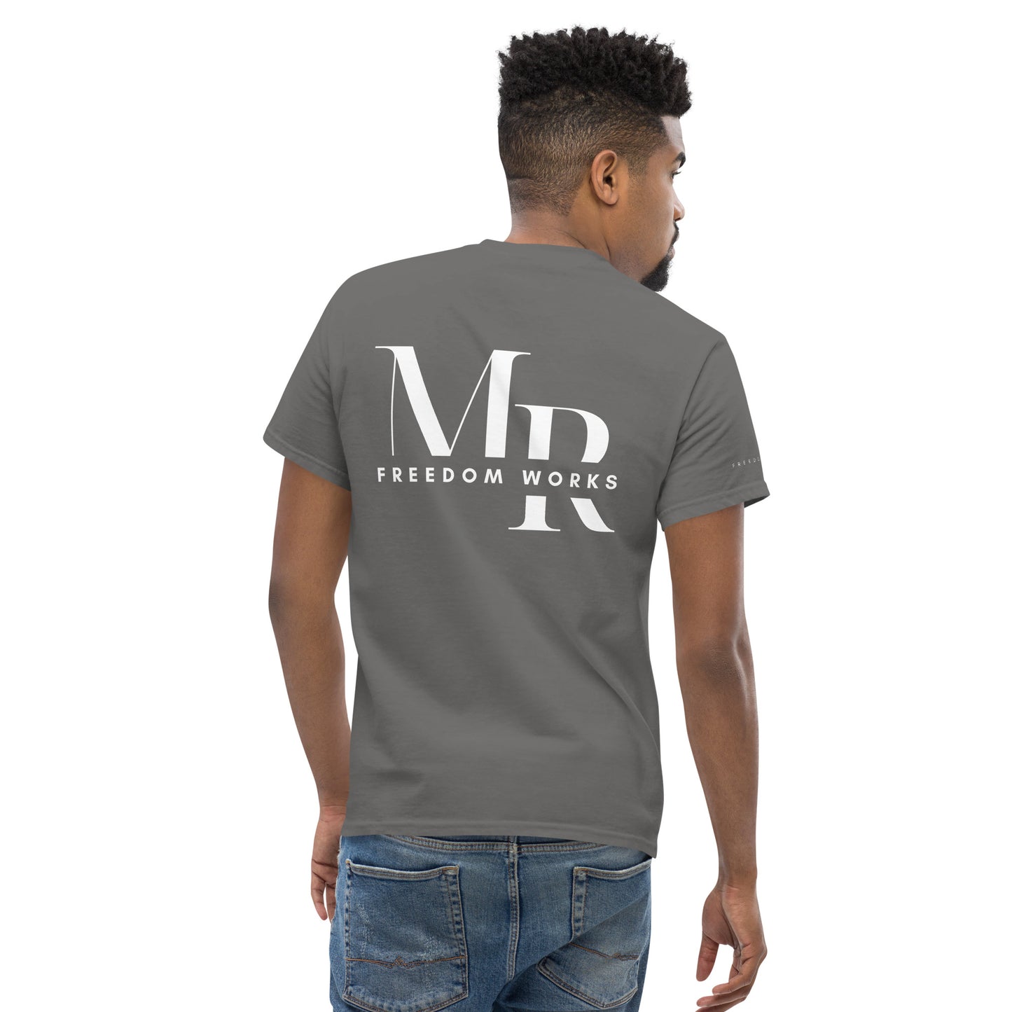 He Is Risen Men's classic tee W/White Print
