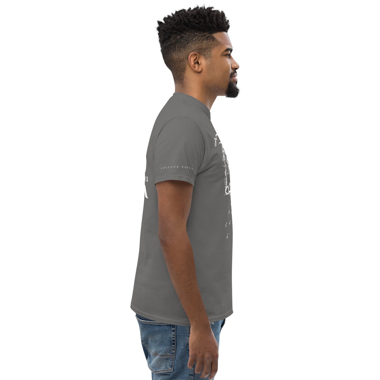He Is Risen Men's classic tee W/White Print