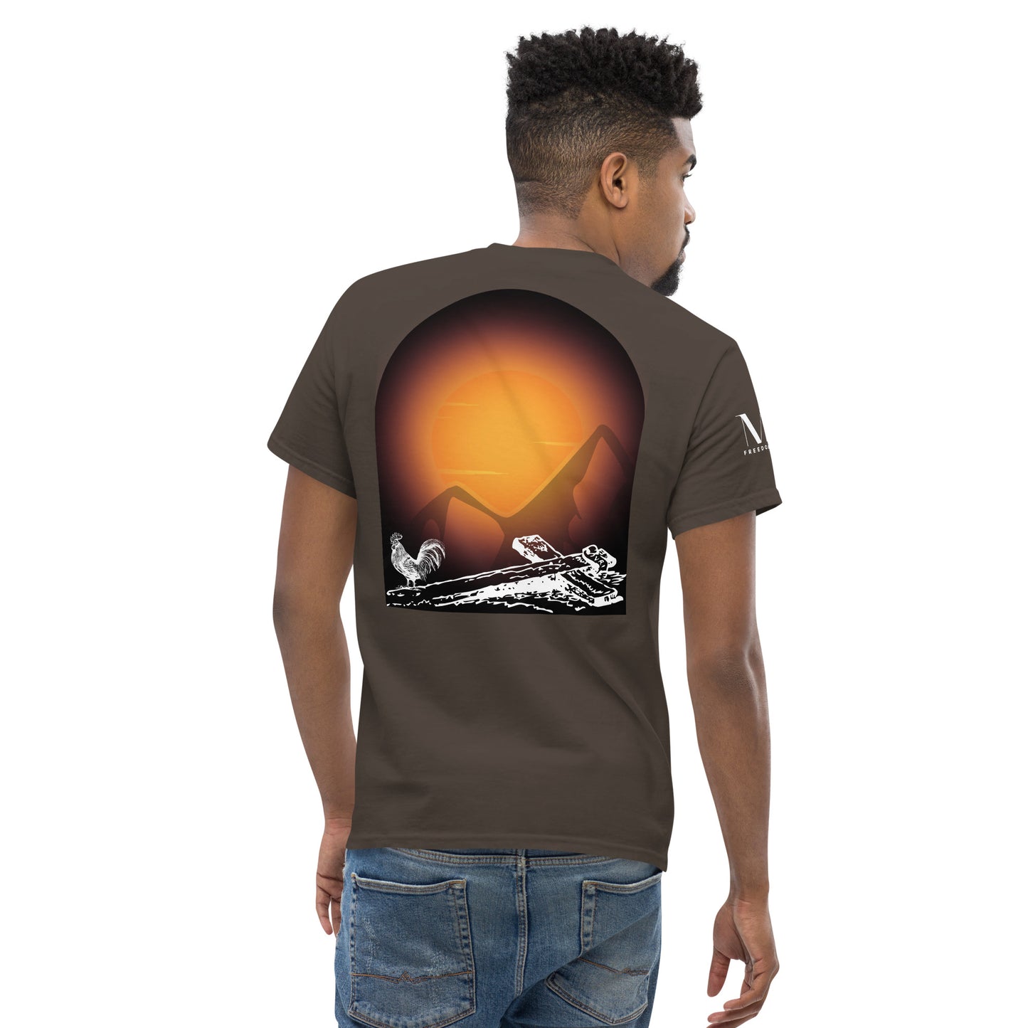 Jesus Died For You Men's classic tee W/White Print