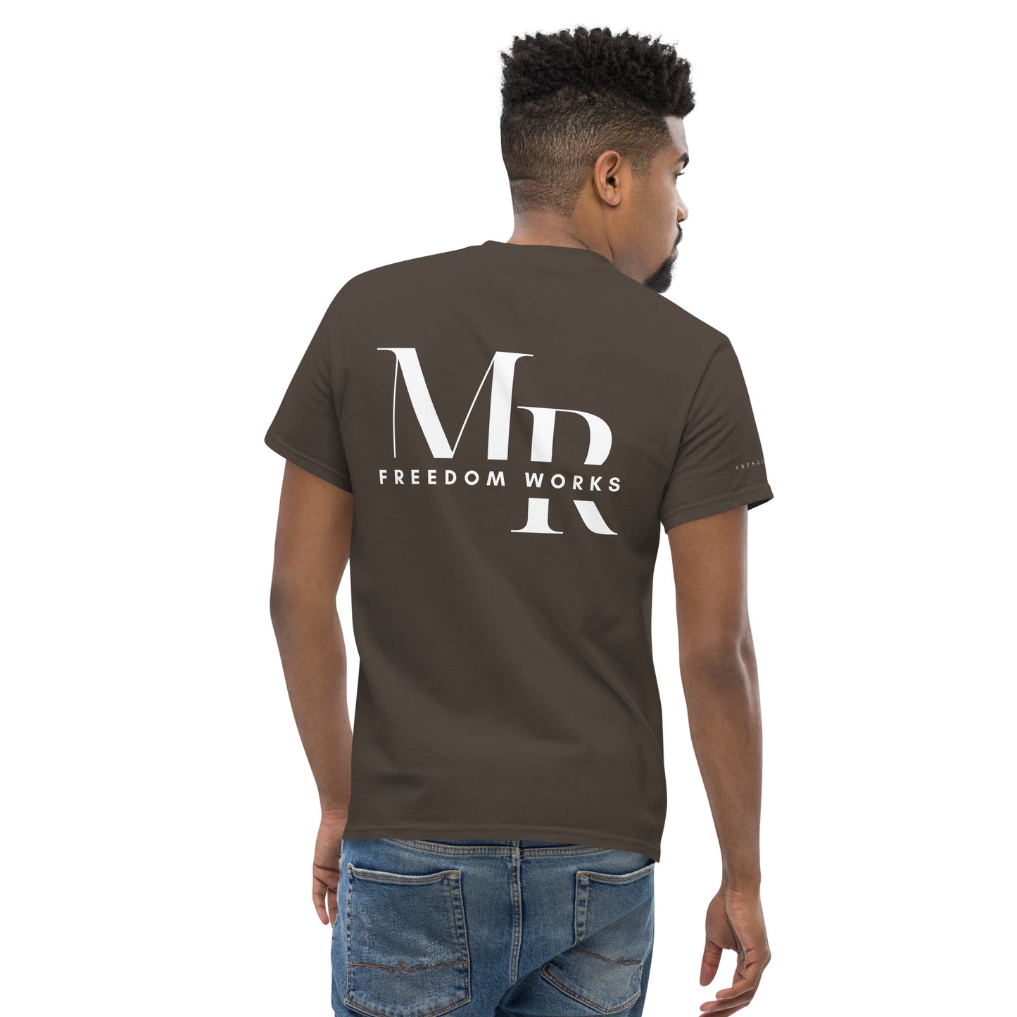 He Is Risen Men's classic tee W/White Print