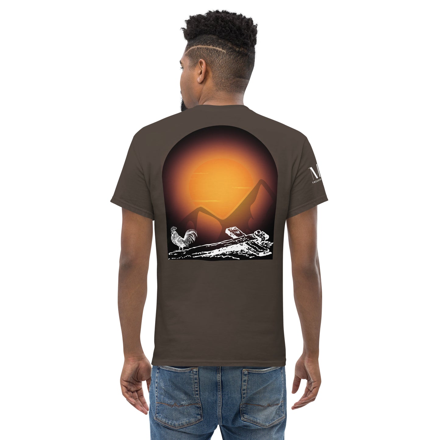 Jesus Died For You Men's classic tee W/White Print