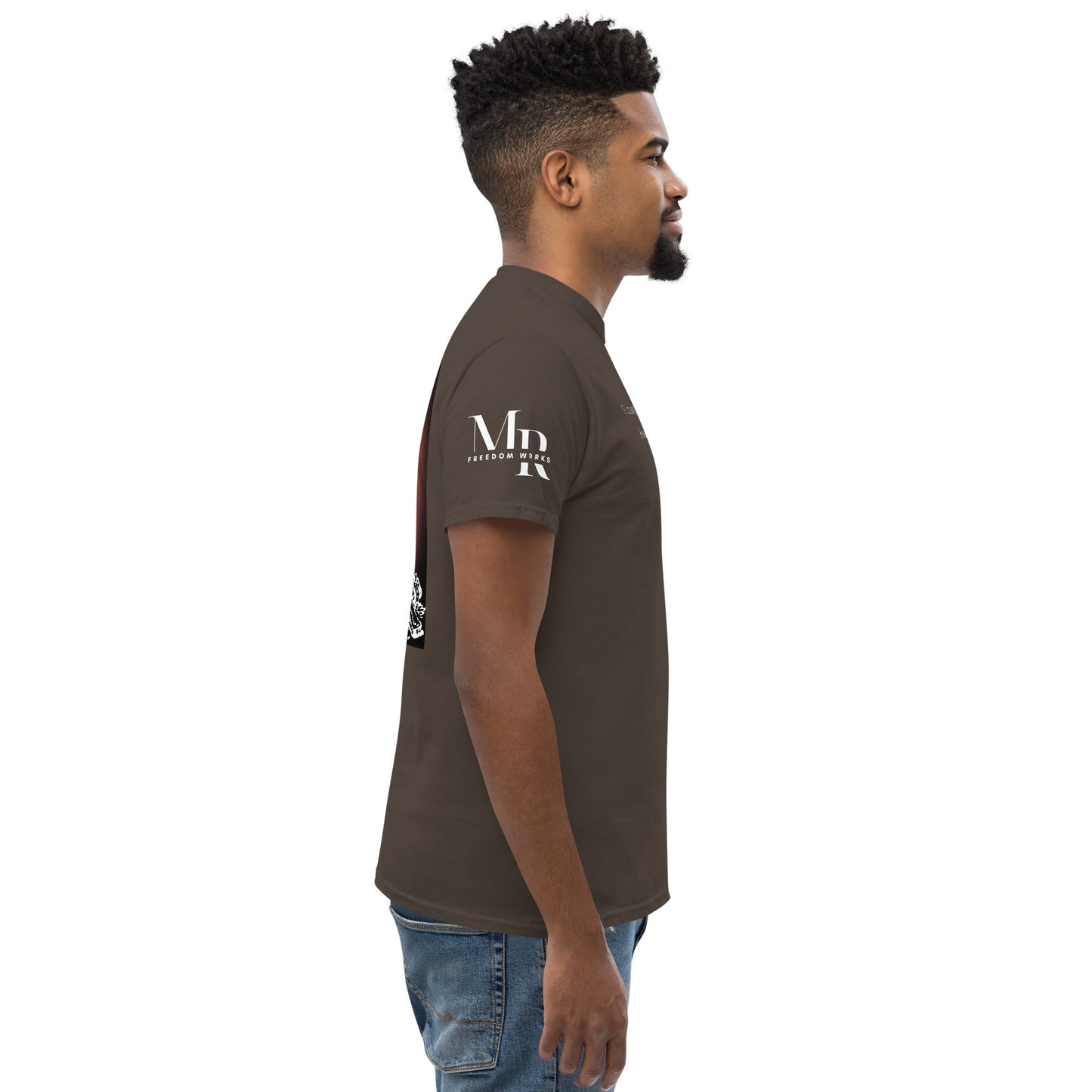 Jesus Died For You Men's classic tee W/White Print
