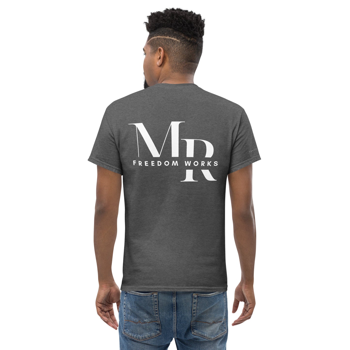 He Is Risen Men's classic tee W/White Print