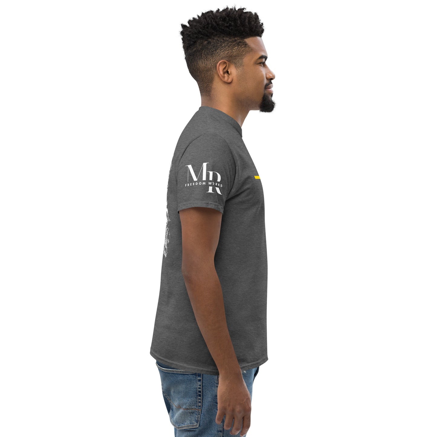 He's Got My Back Men's classic tee W/White Print