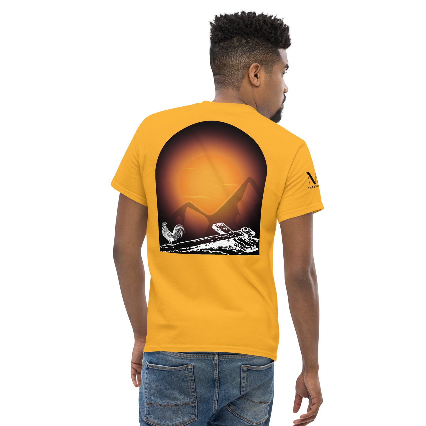 Jesus Died For You Men's classic tee W/Black Print