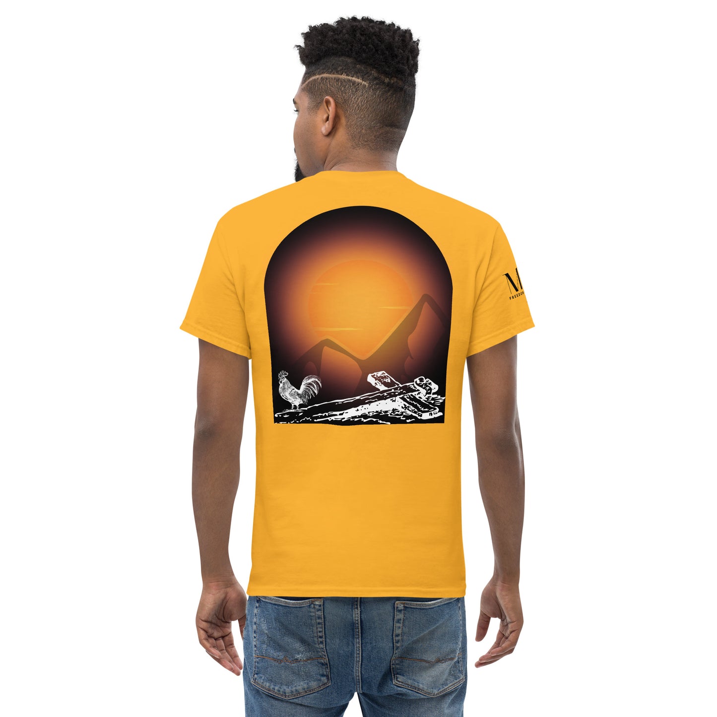 Jesus Died For You Men's classic tee W/Black Print