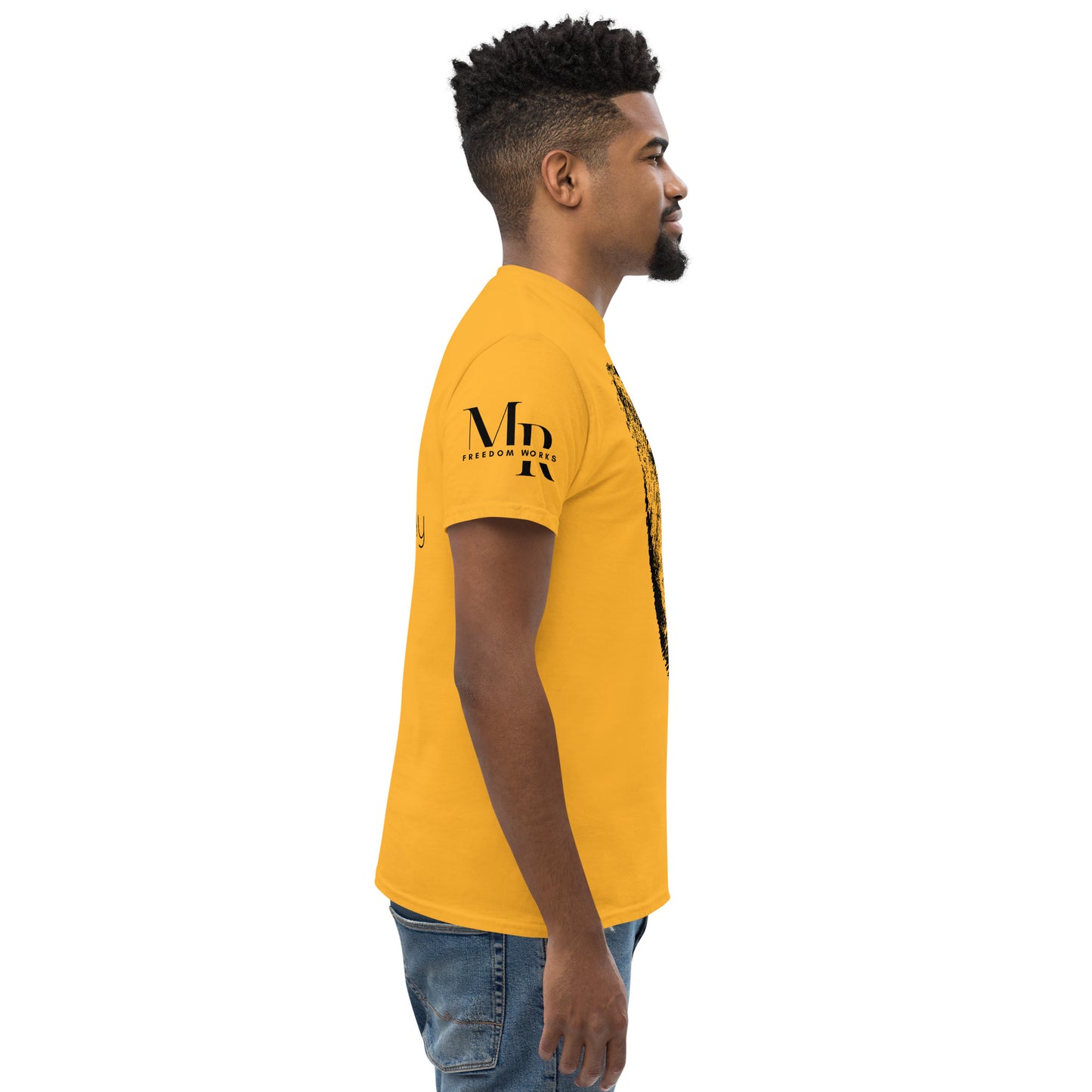 Fearfully And Wonderfully Made Men's classic tee W/Black Print