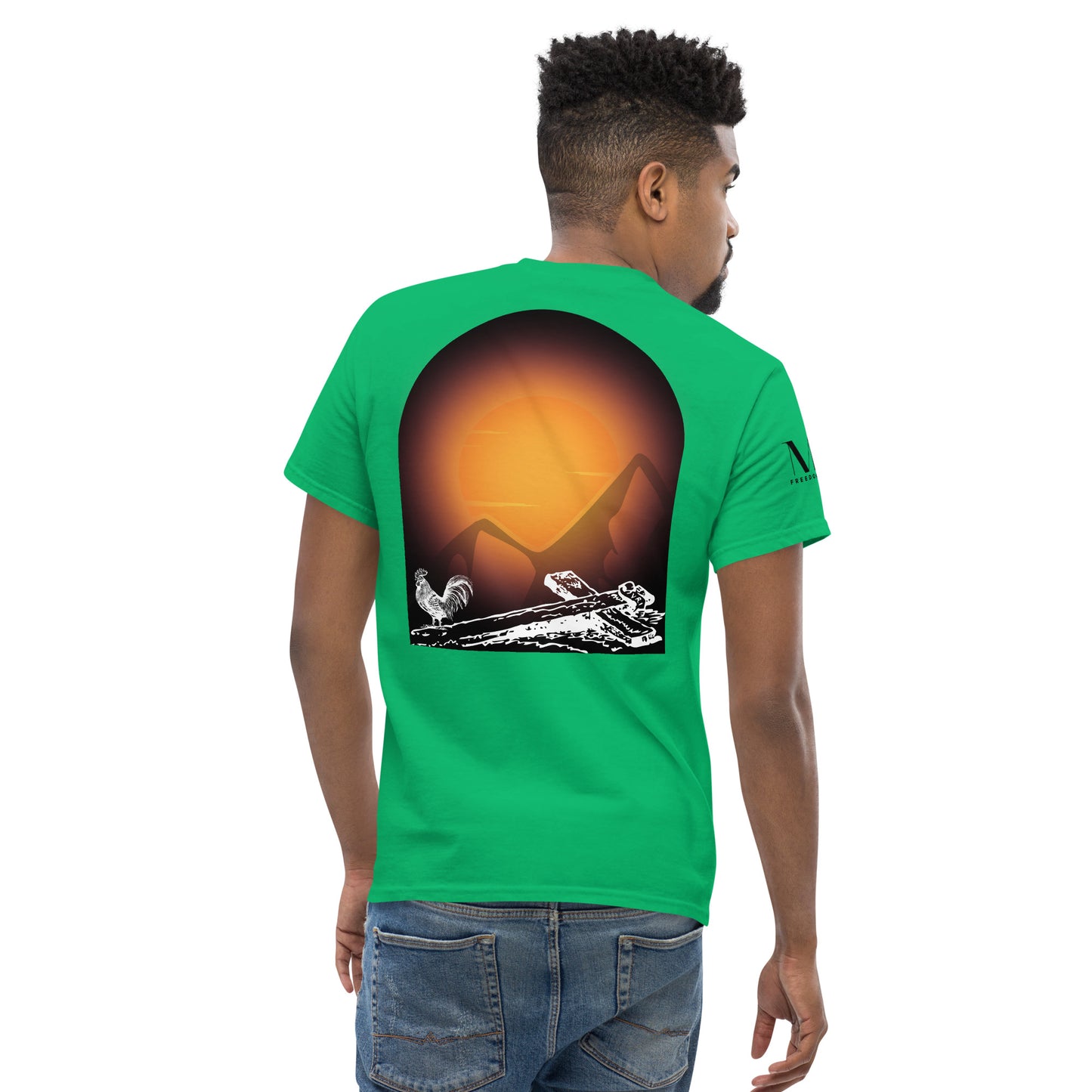 Jesus Died For You Men's classic tee W/Black Print