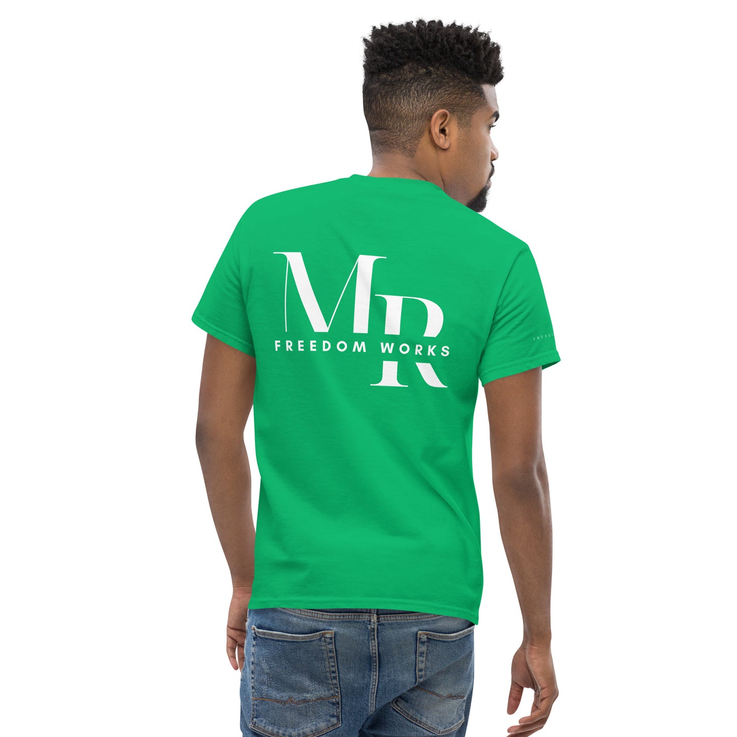 He Is Risen Men's classic tee W/White Print