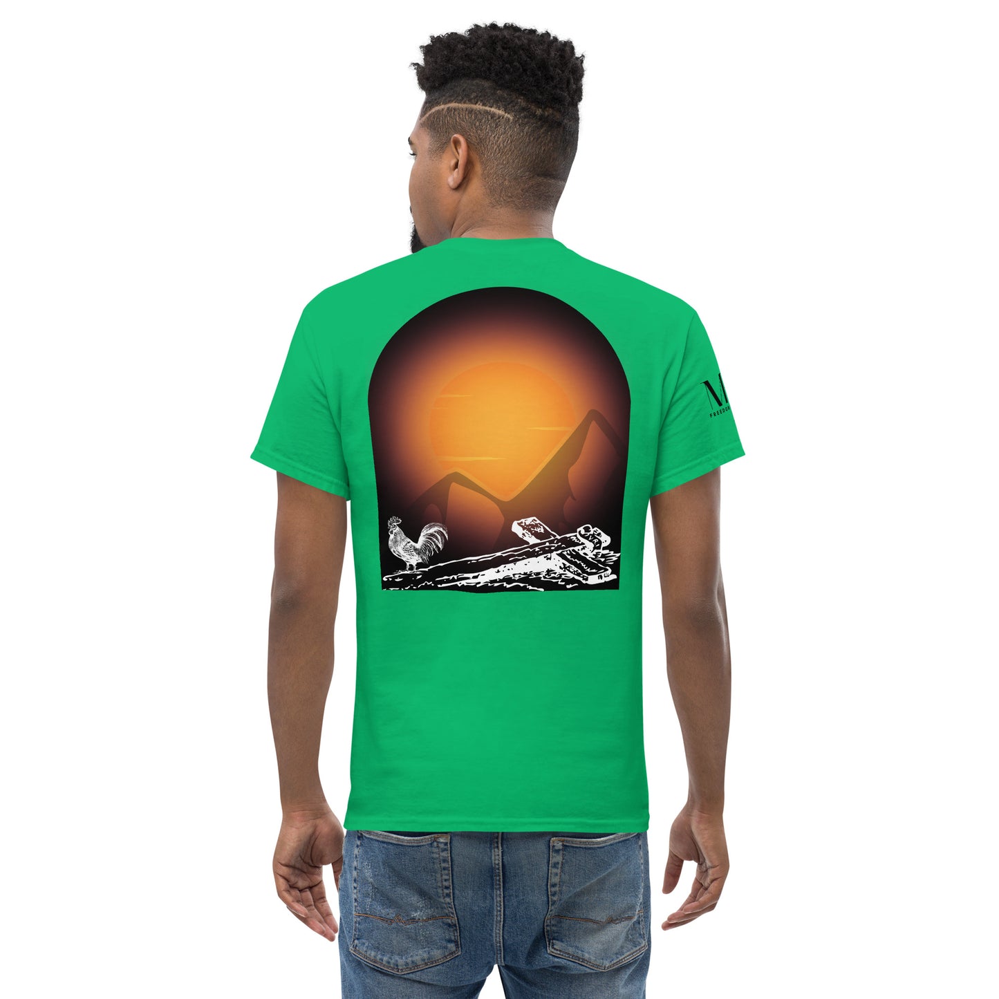 Jesus Died For You Men's classic tee W/Black Print