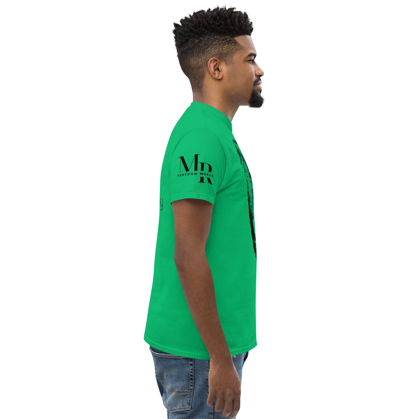 Fearfully And Wonderfully Made Men's classic tee W/Black Print