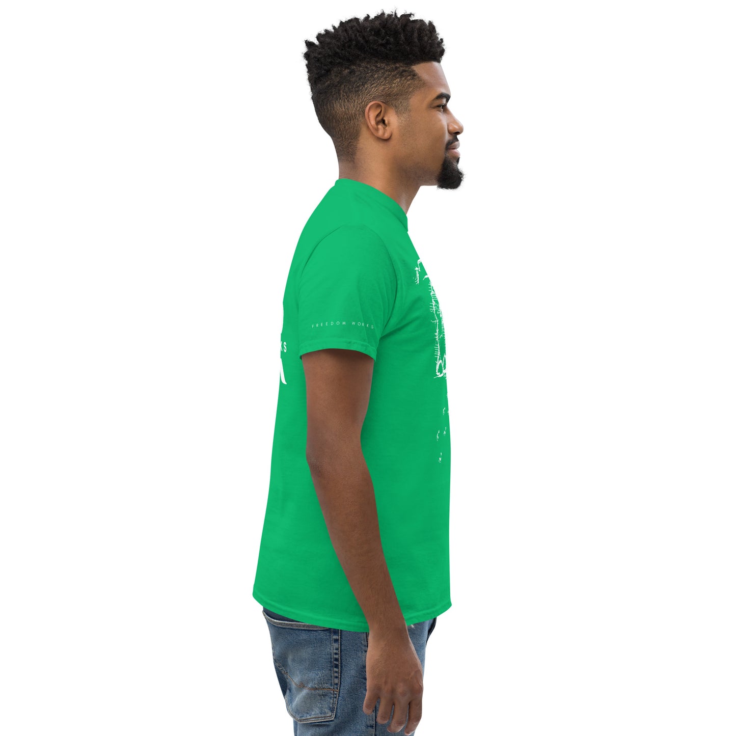 He Is Risen Men's classic tee W/White Print
