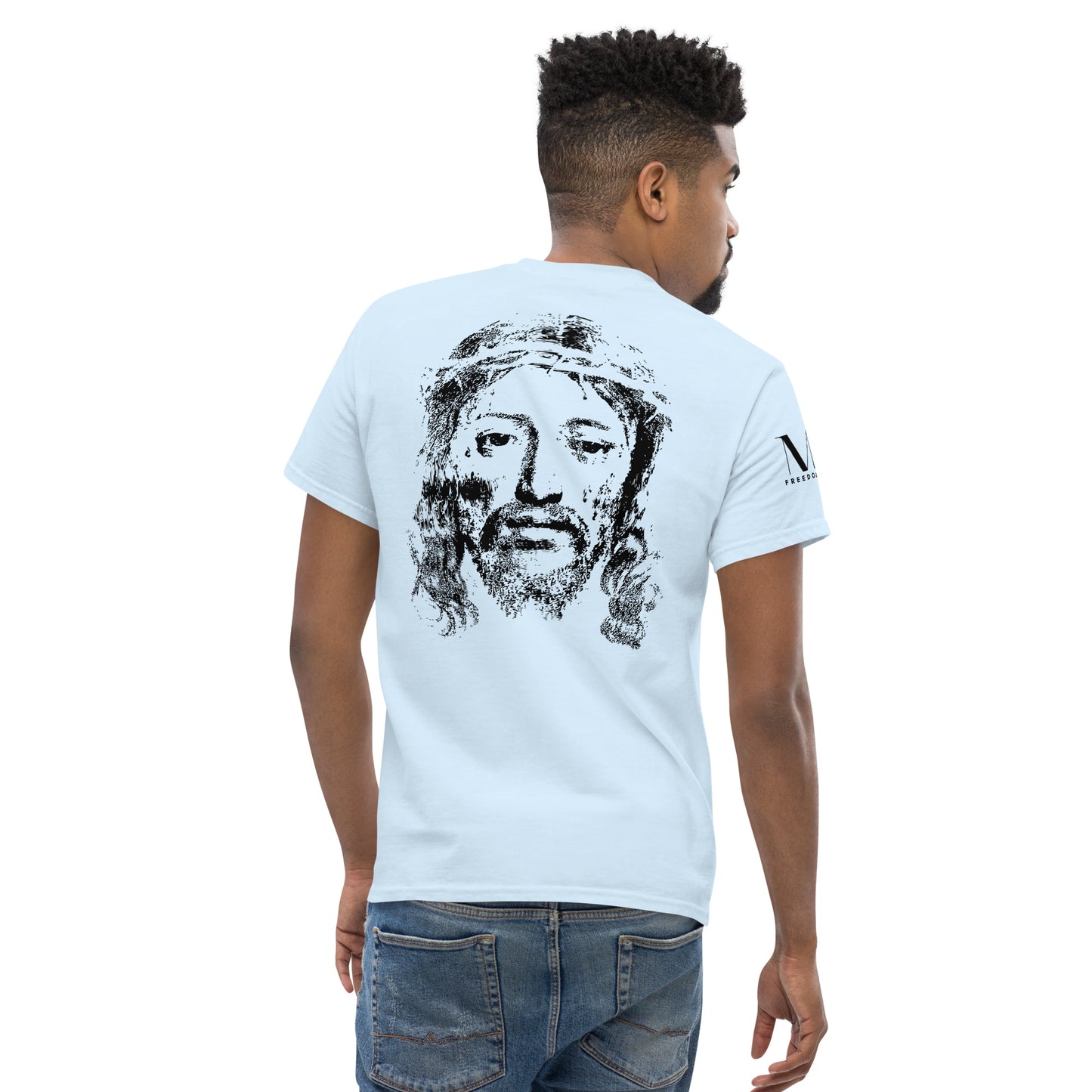 He's Got My Back Men's classic tee W/Black Print