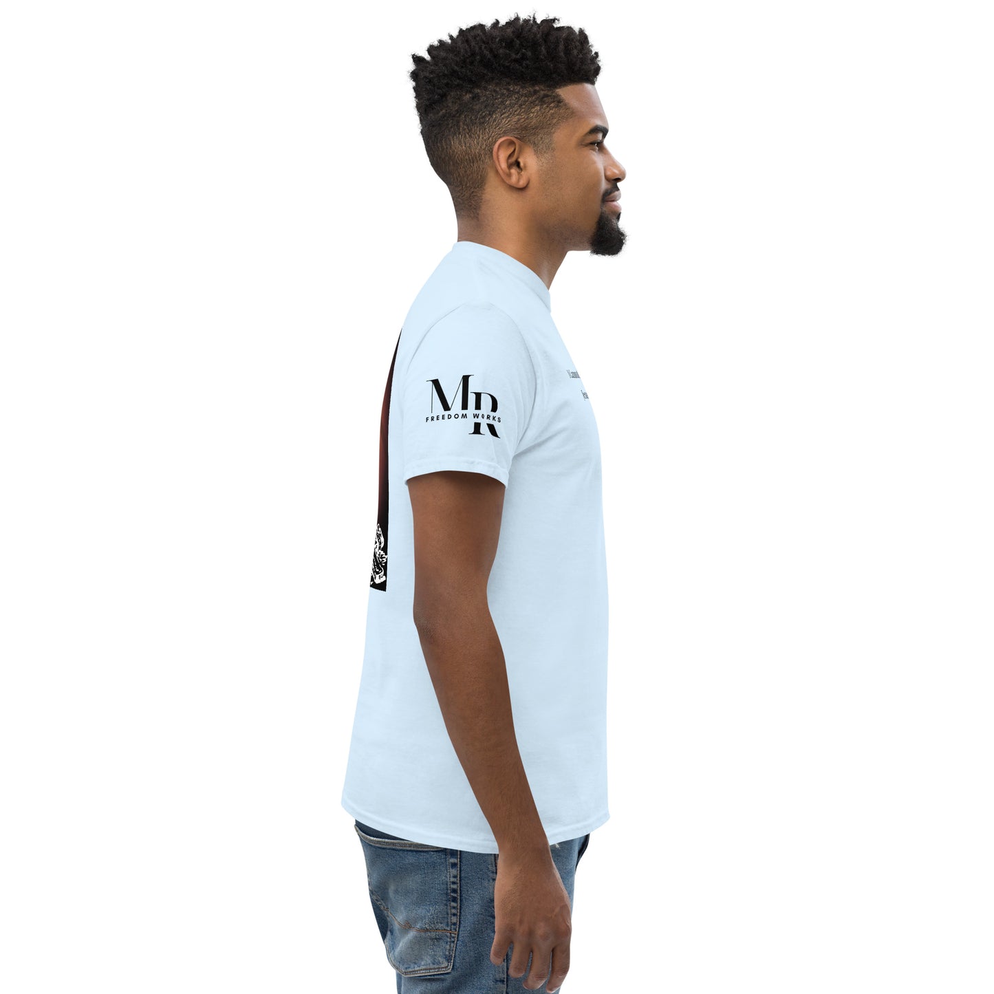 Jesus Died For You Men's classic tee W/Black Print