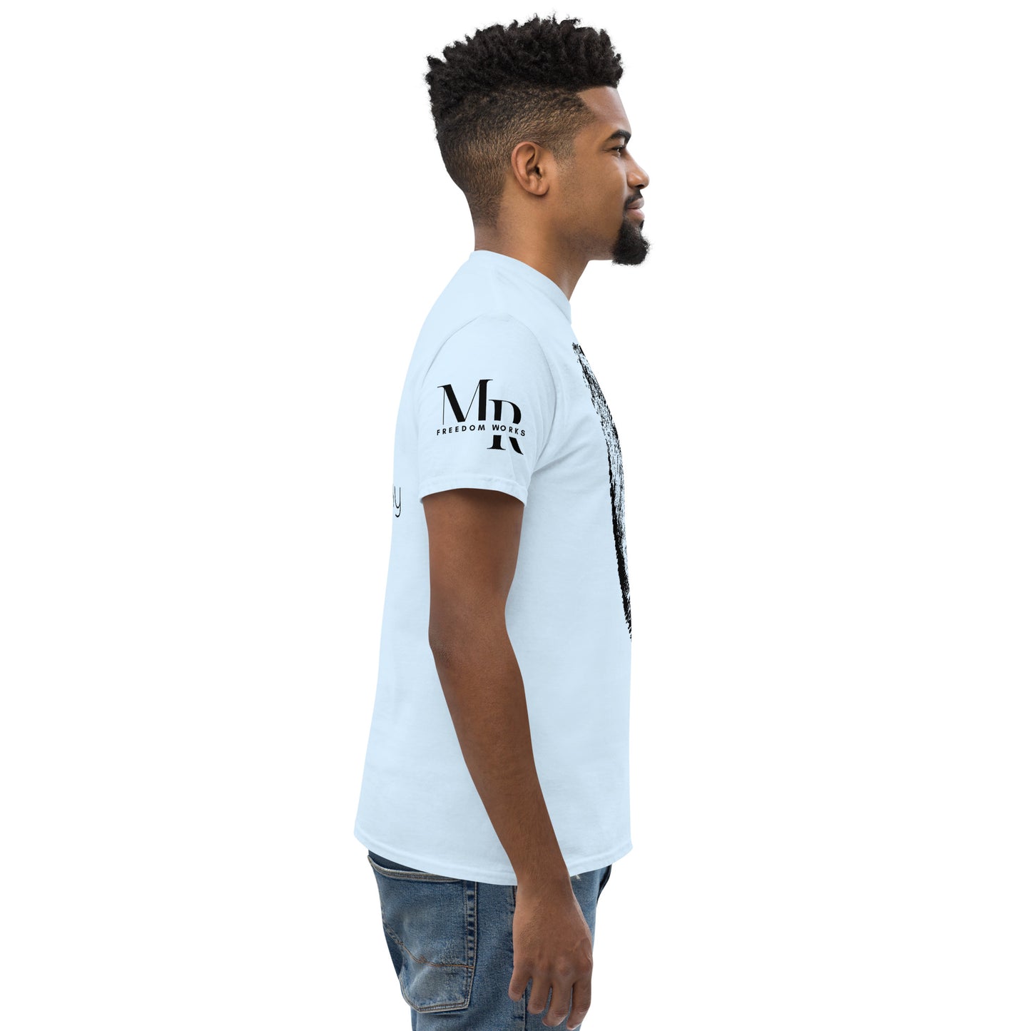 Fearfully And Wonderfully Made Men's classic tee W/Black Print