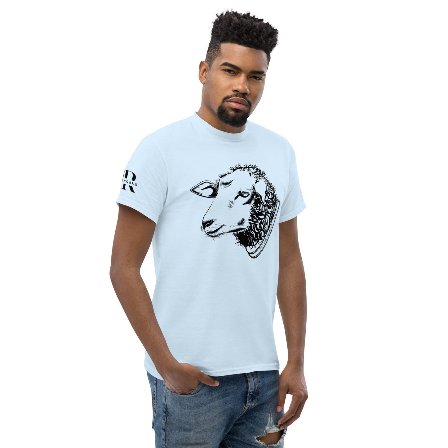 The Good Shepherd Men's classic tee W/Black Print