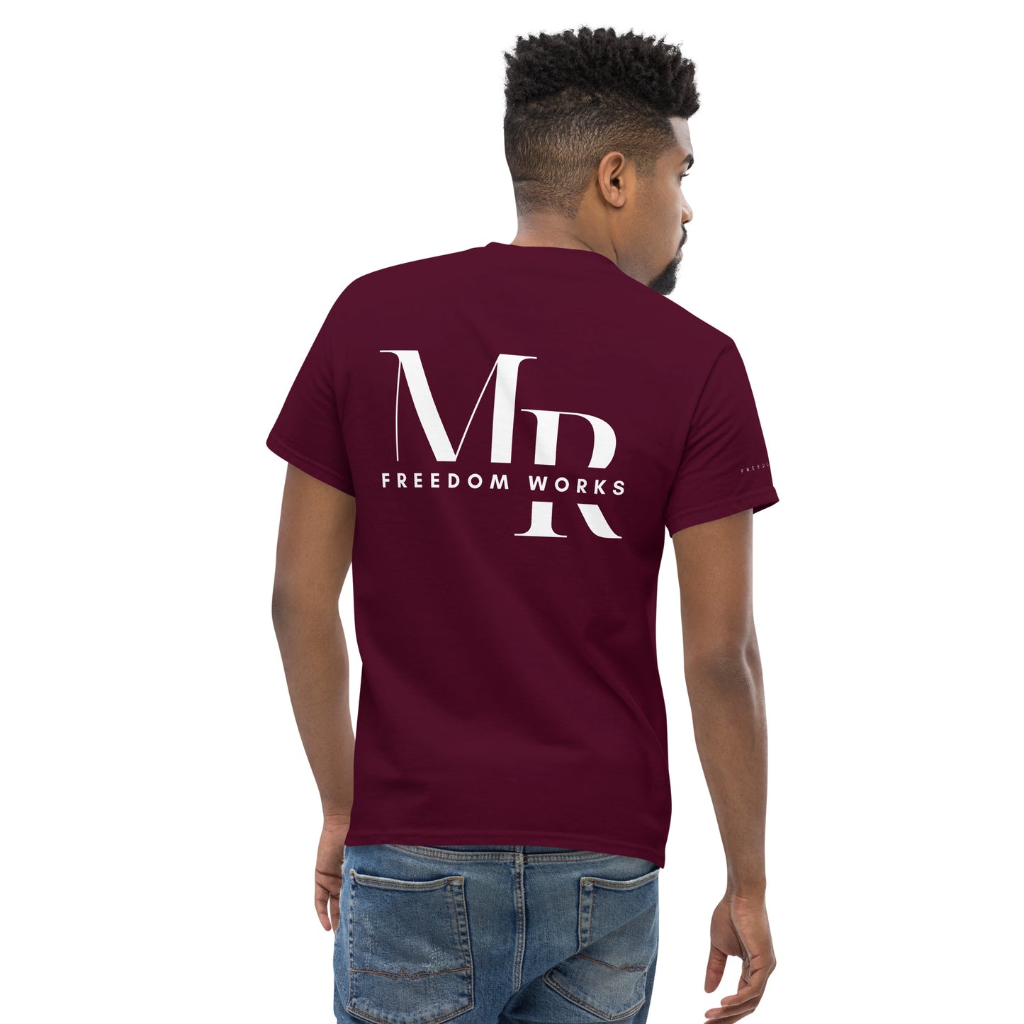He Is Risen Men's classic tee W/White Print