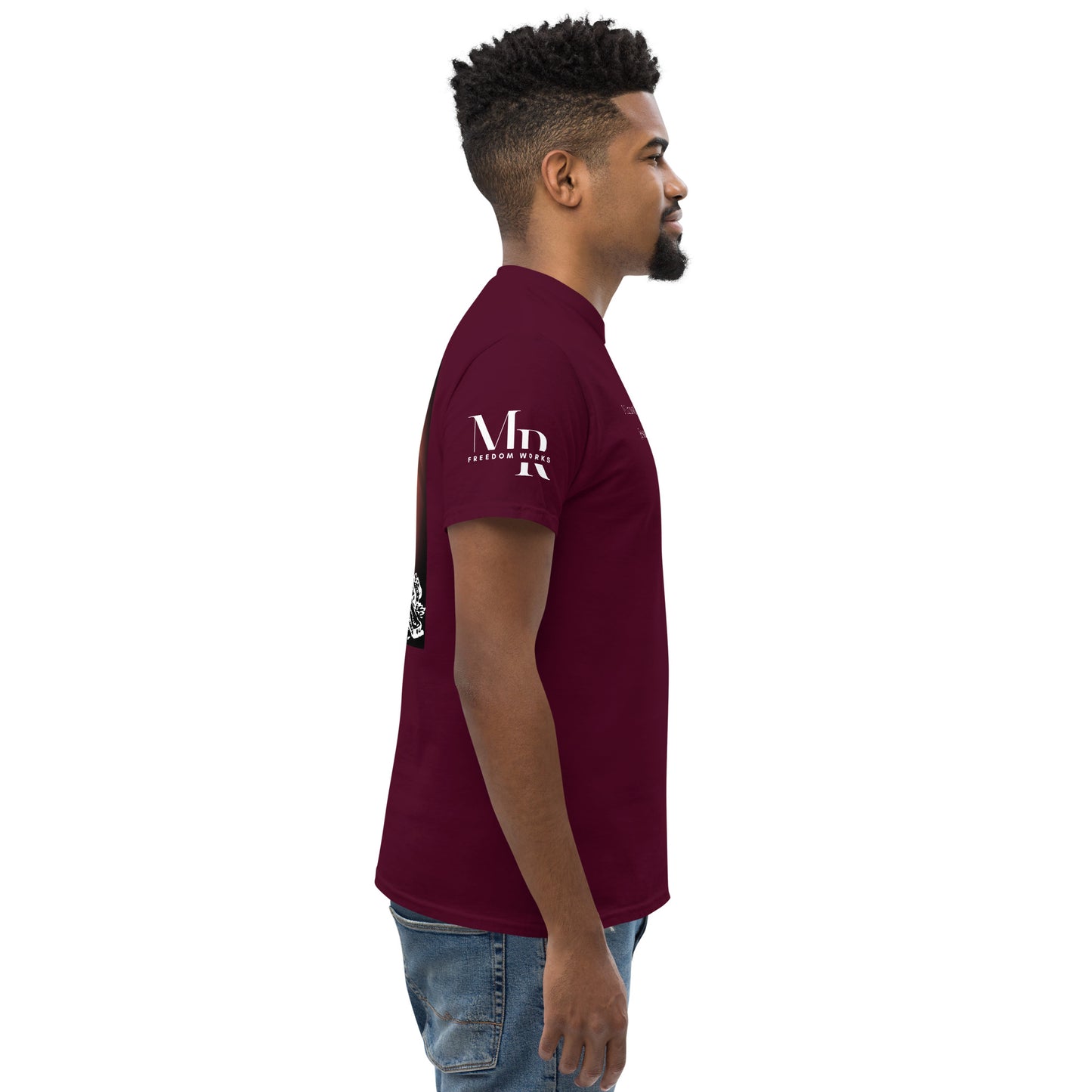 Jesus Died For You Men's classic tee W/White Print