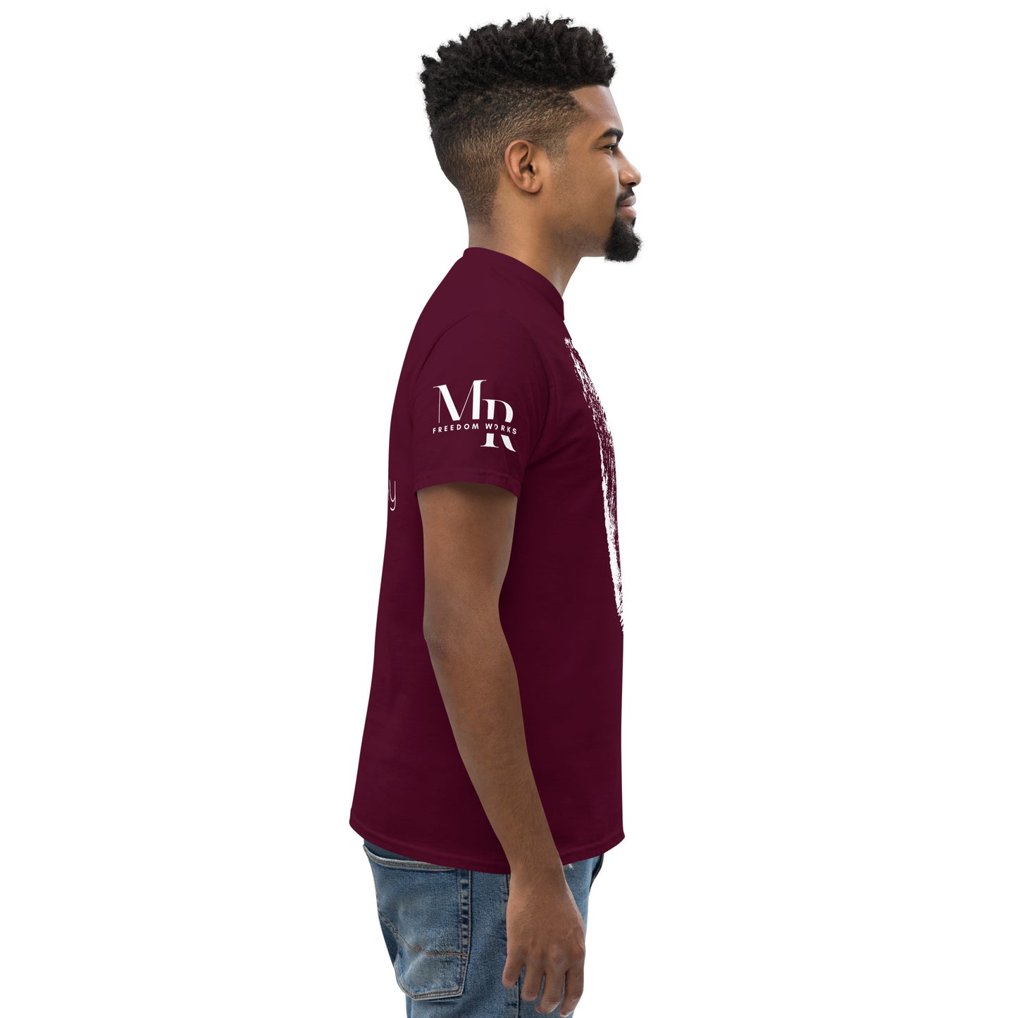 Fearfully And Wonderfully Made Men's classic tee W/White Print
