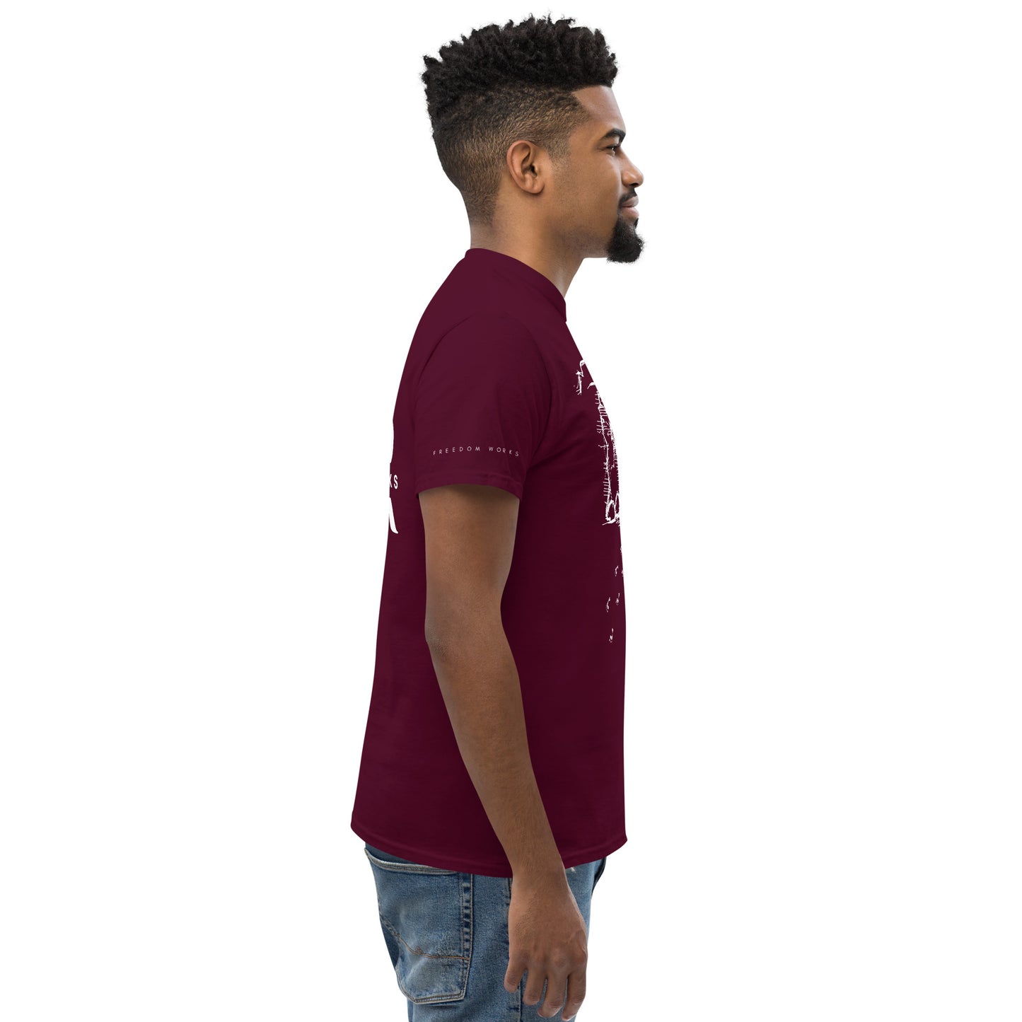He Is Risen Men's classic tee W/White Print