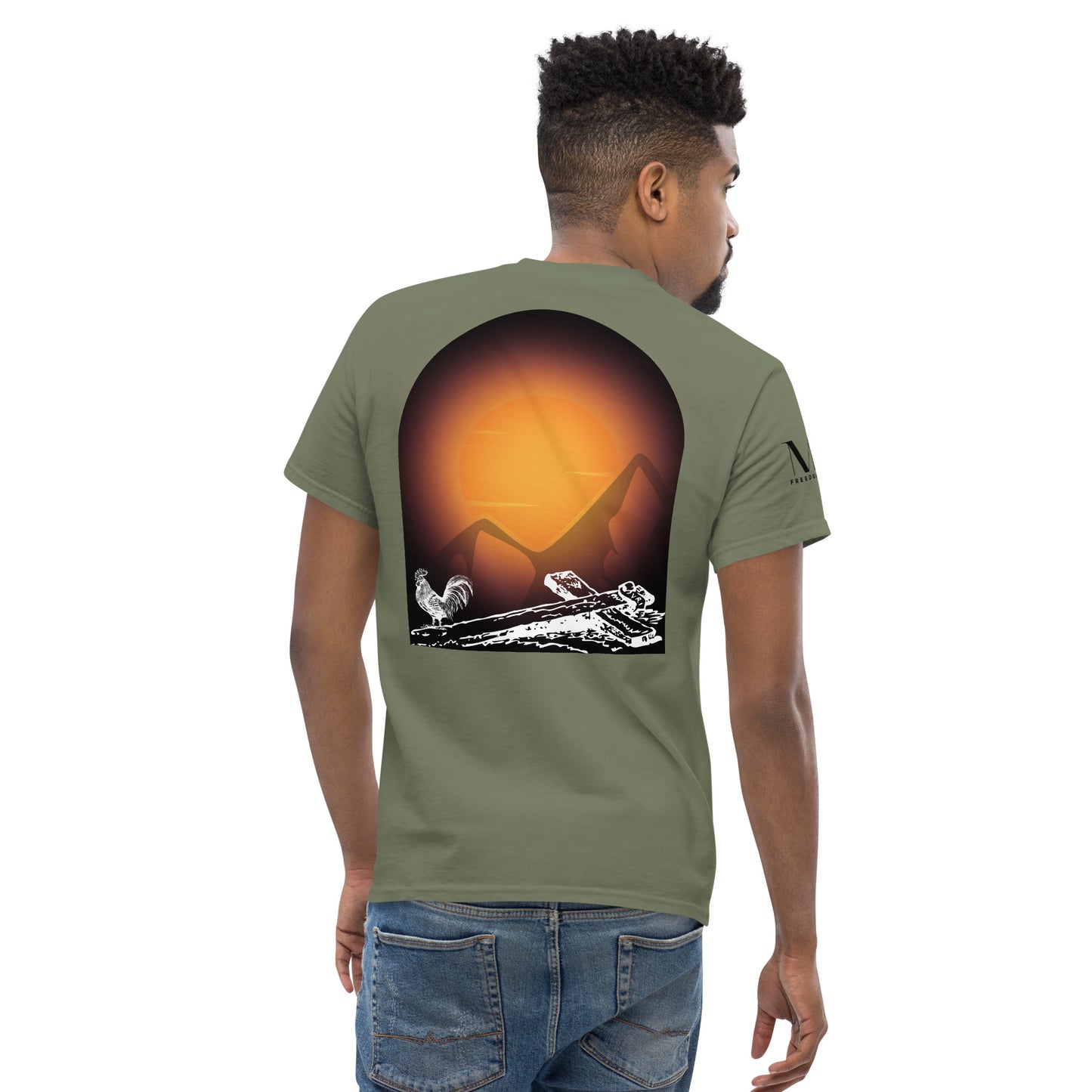 Jesus Died For You Men's classic tee W/Black Print