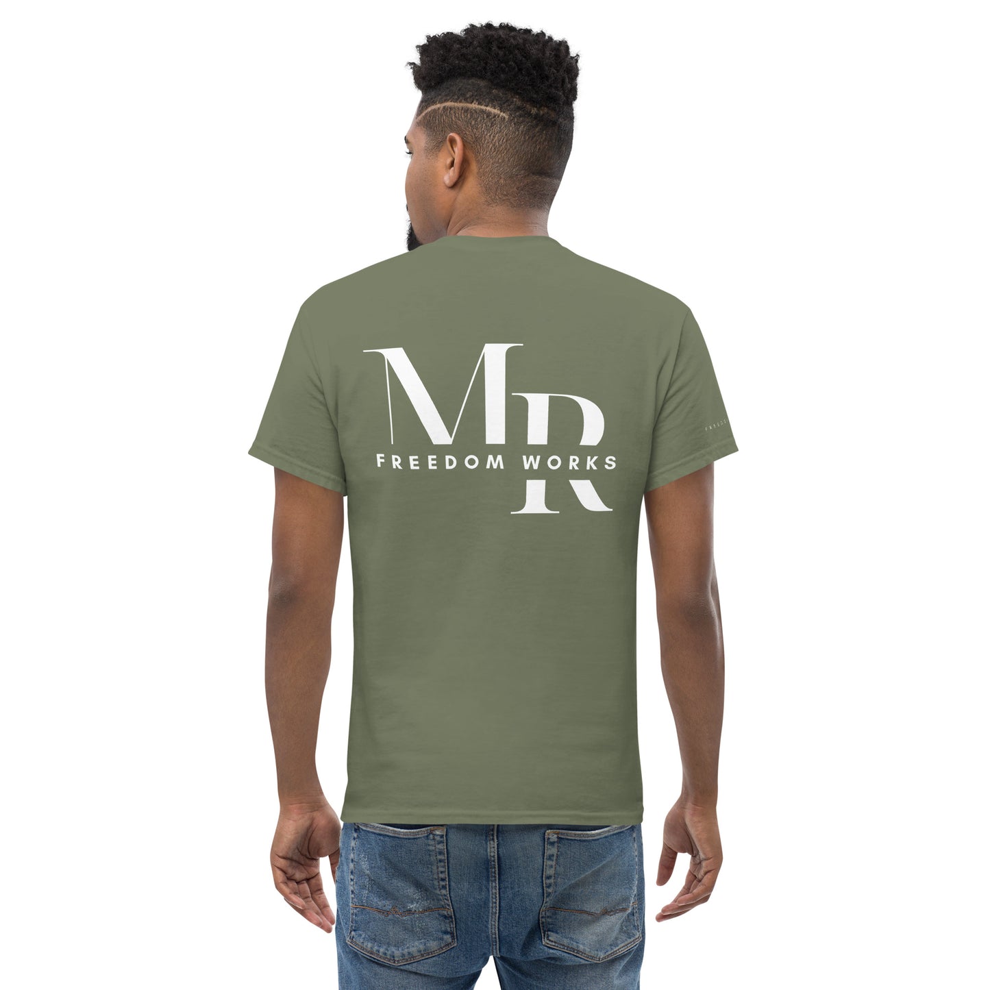 He Is Risen Men's classic tee W/White Print