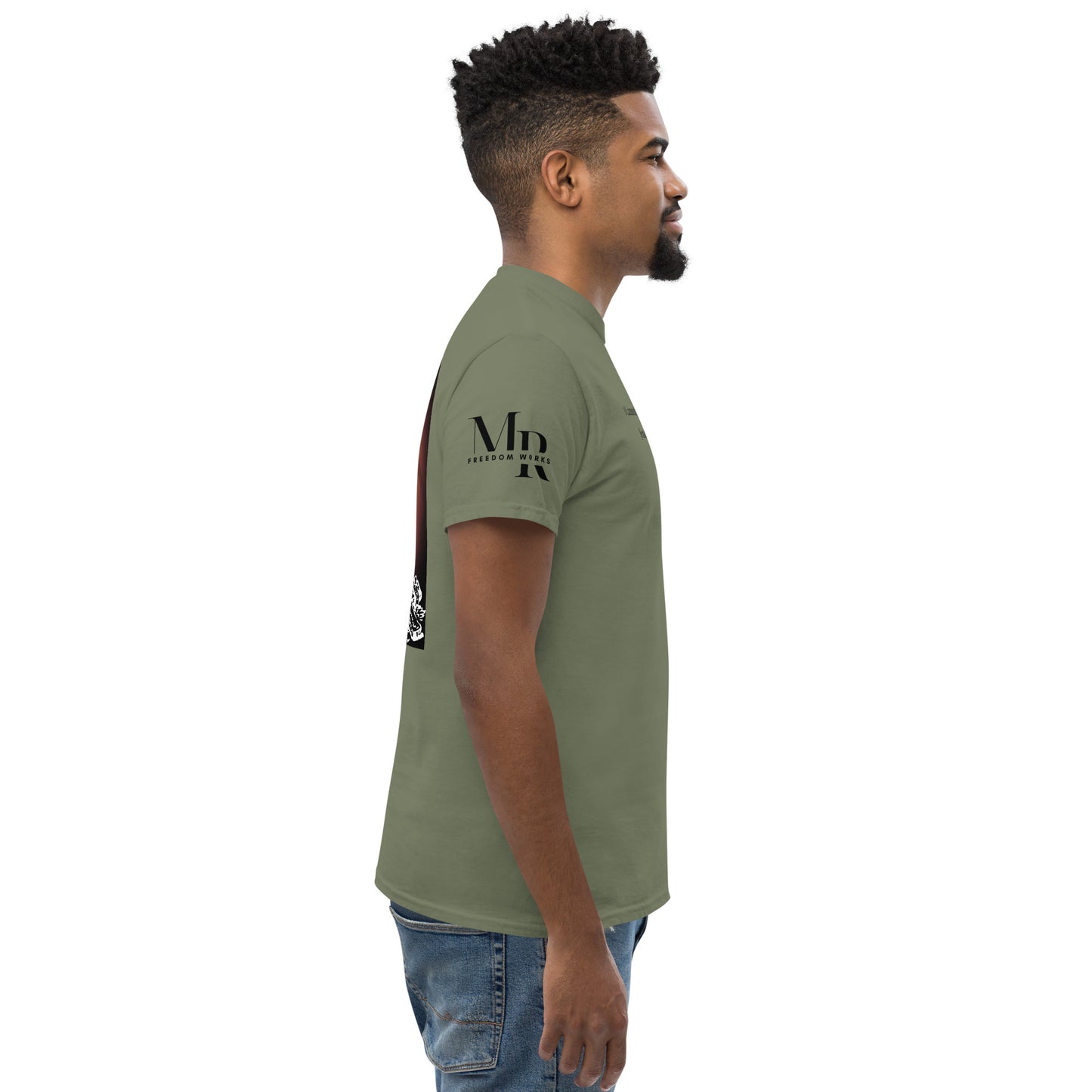 Jesus Died For You Men's classic tee W/Black Print