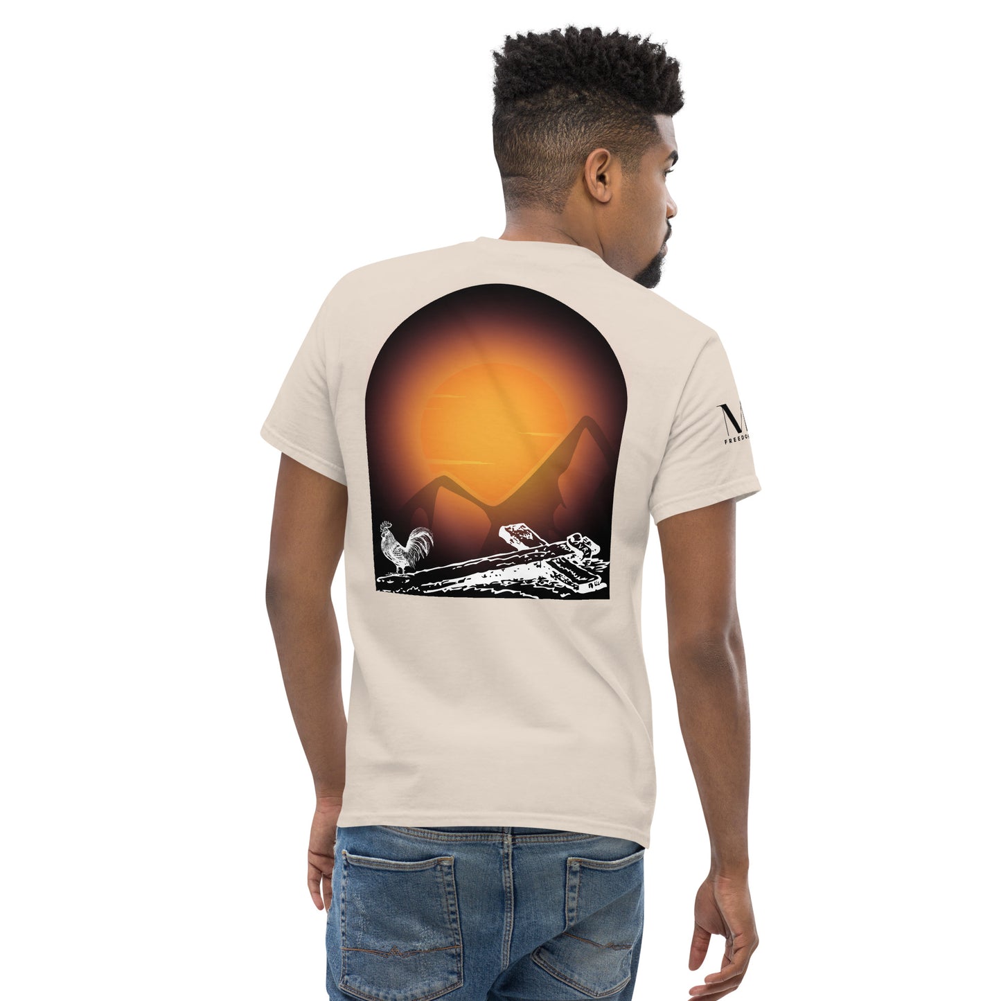 Jesus Died For You Men's classic tee W/Black Print